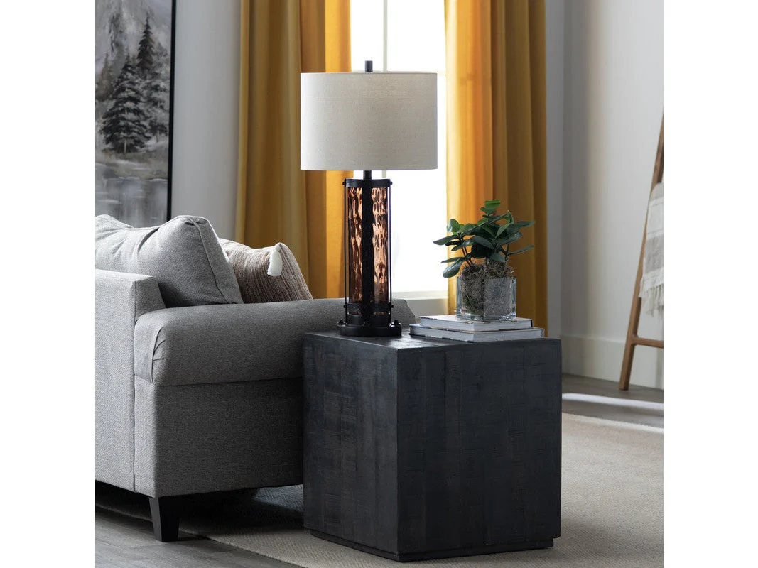 Shiloh Amber/Dark Bronze Table Lamp (Set of 2)