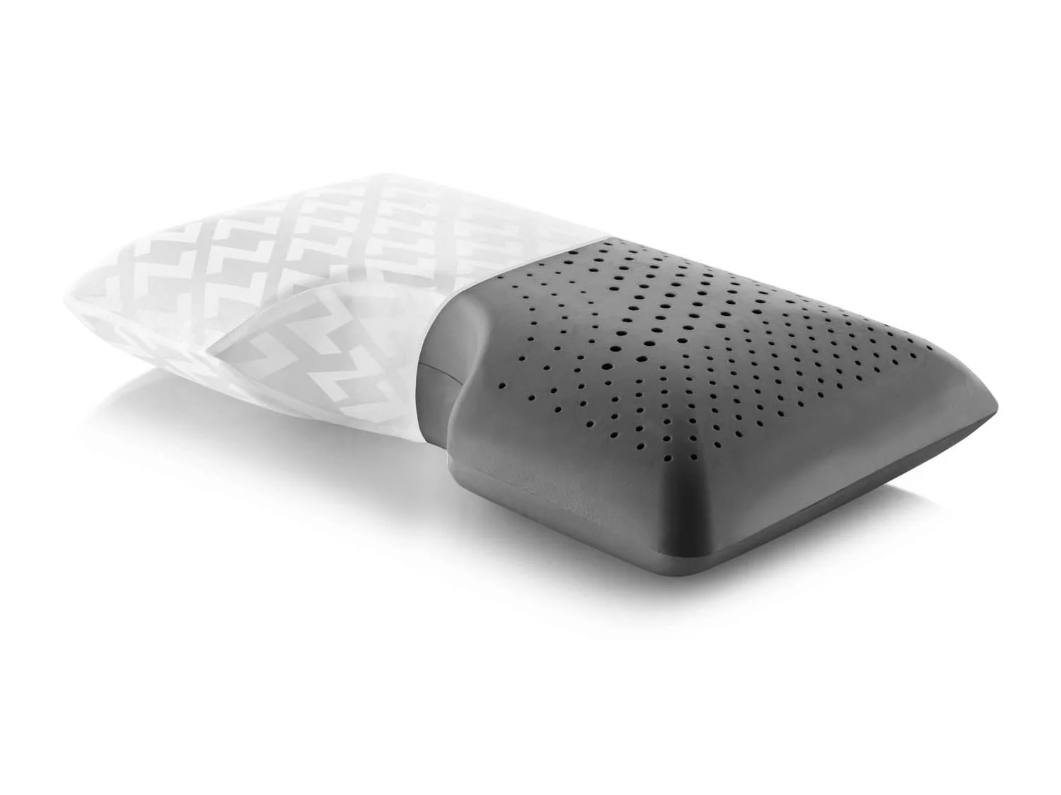 Shoulder Zoned Dough Bamboo Charcoal Queen Pillow
