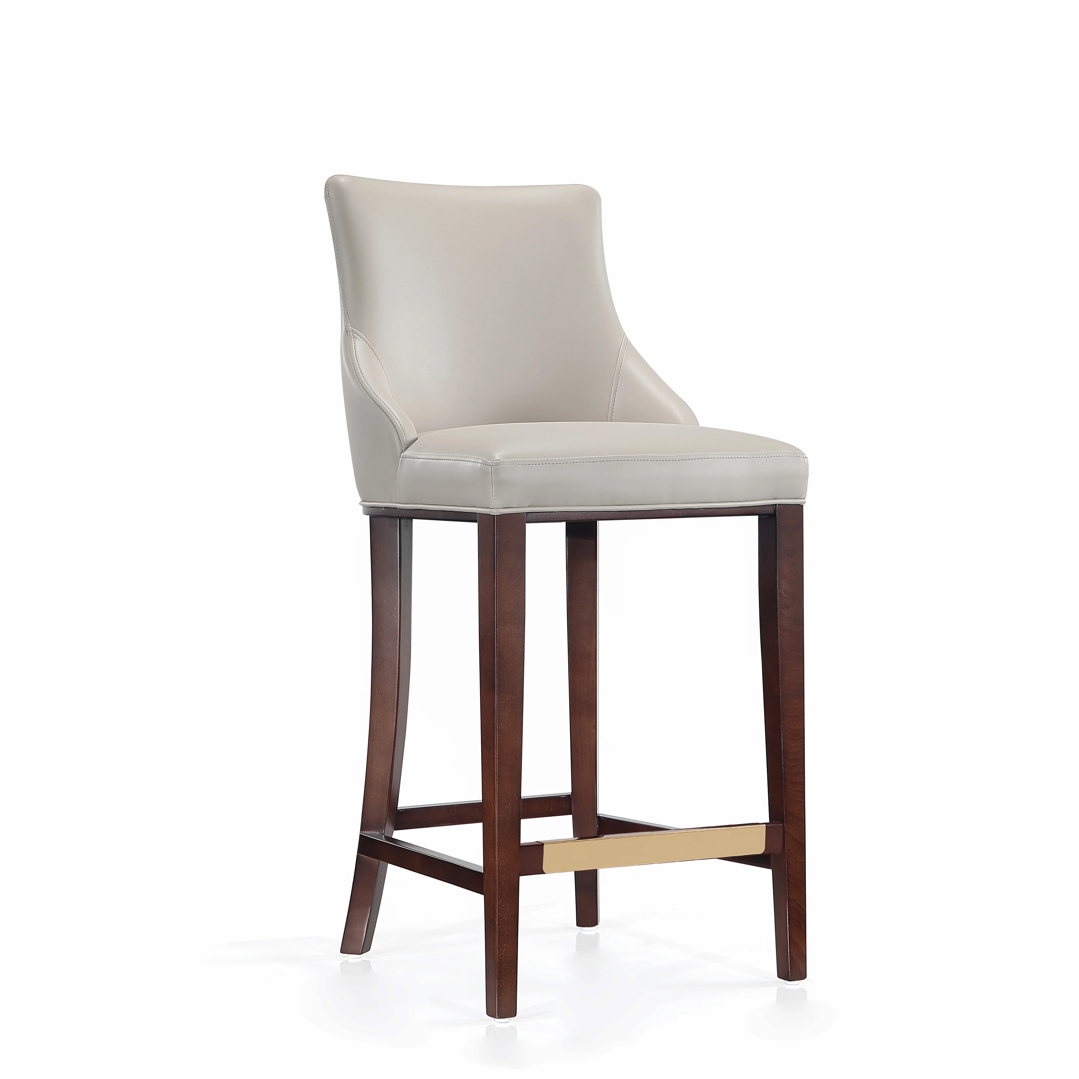 Shubert Barstool in Light Grey (set of 3) - Image 5