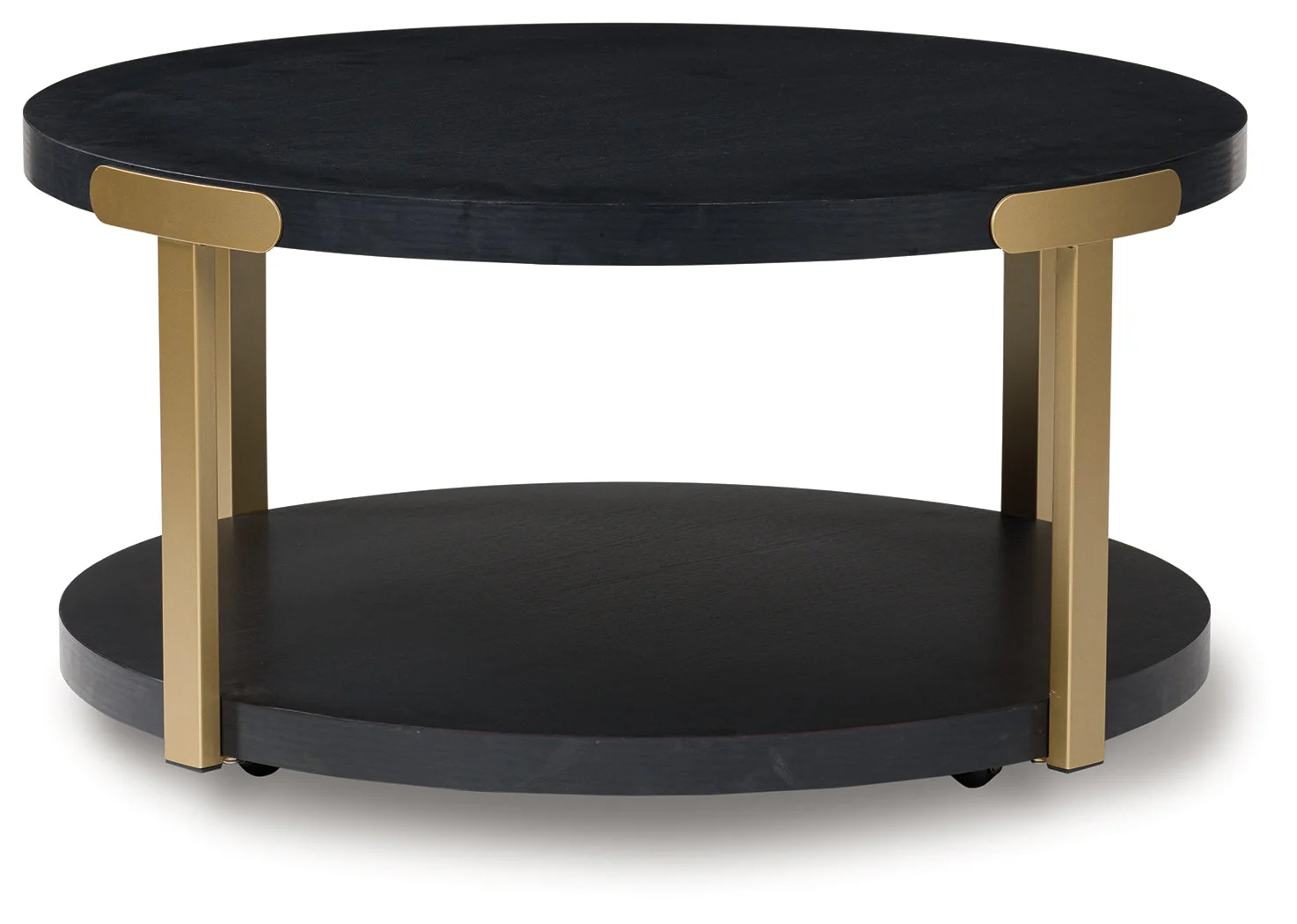 Shylore Black/Brass Finish Occasional Table Set (Set of 3) (Online Special Price) - Image 6