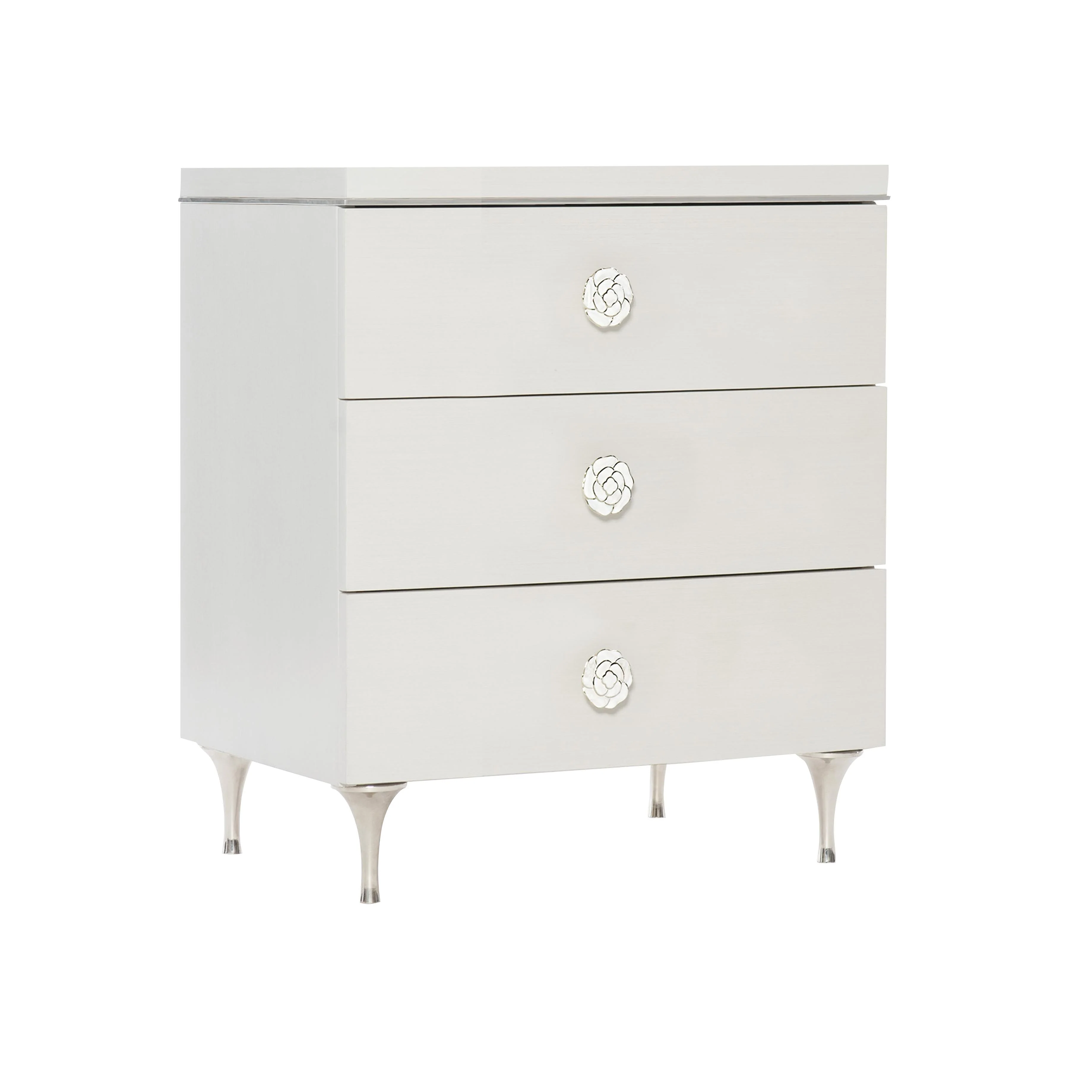 Silhouette Eggshell Nightstand - Image 2