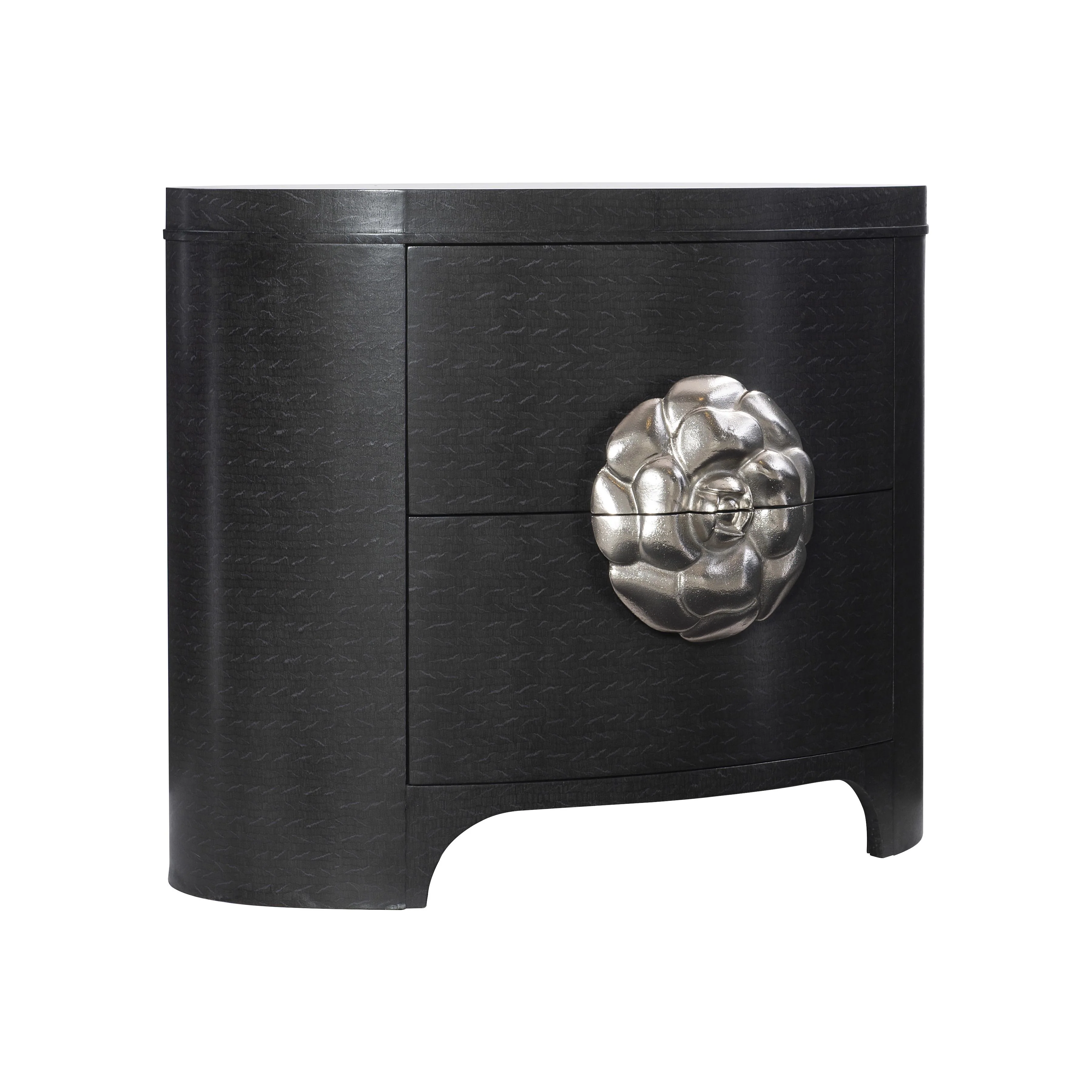Silhouette Figured Onyx Nightstand - Image 2