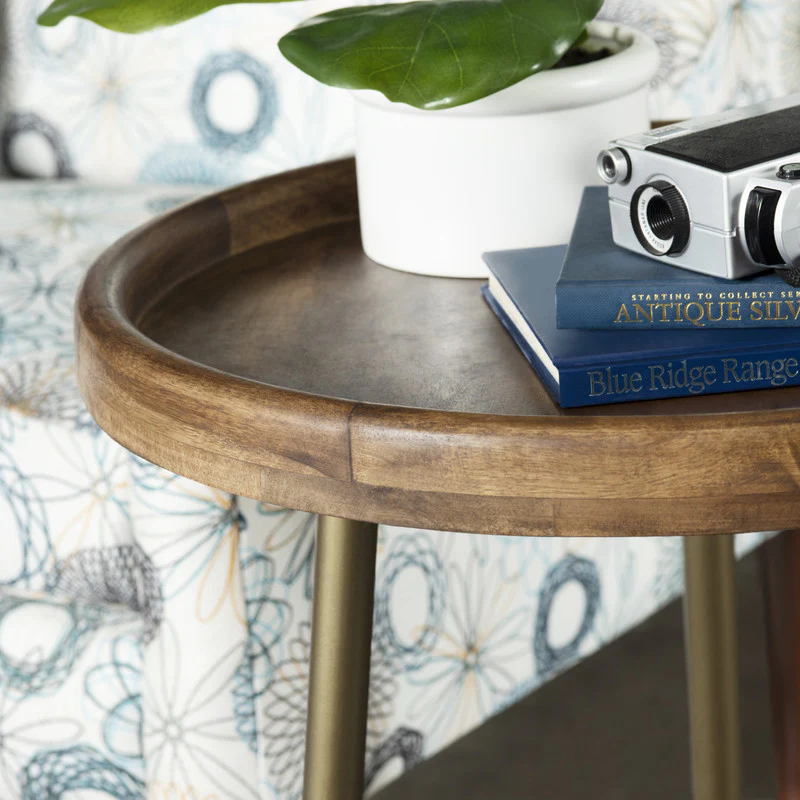 Silva Brown/Gold Accent Table - Image 4