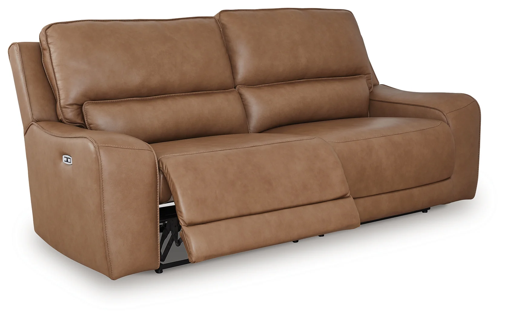 Silverbrooke Caramel Power Reclining Sofa - Image 3