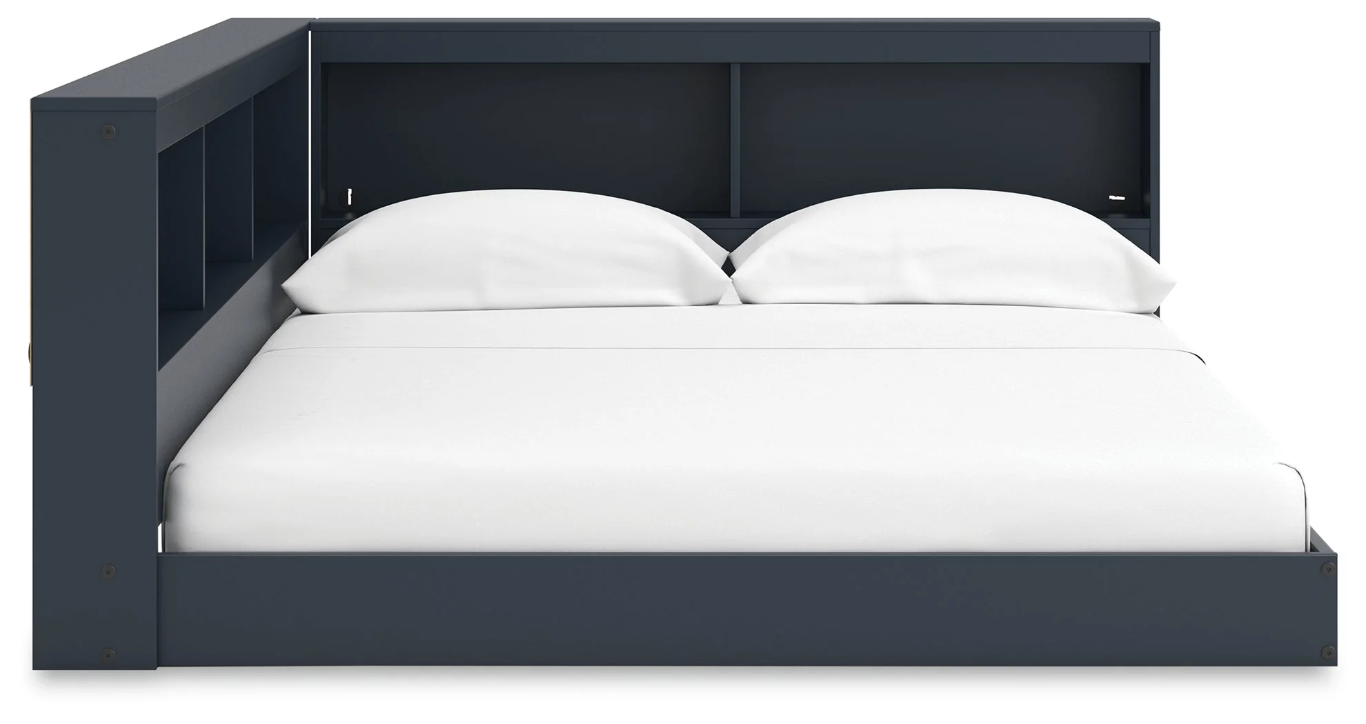 Simmenfort Navy Blue Full Bookcase Storage Youth Bed (Online Special Price) - Image 5