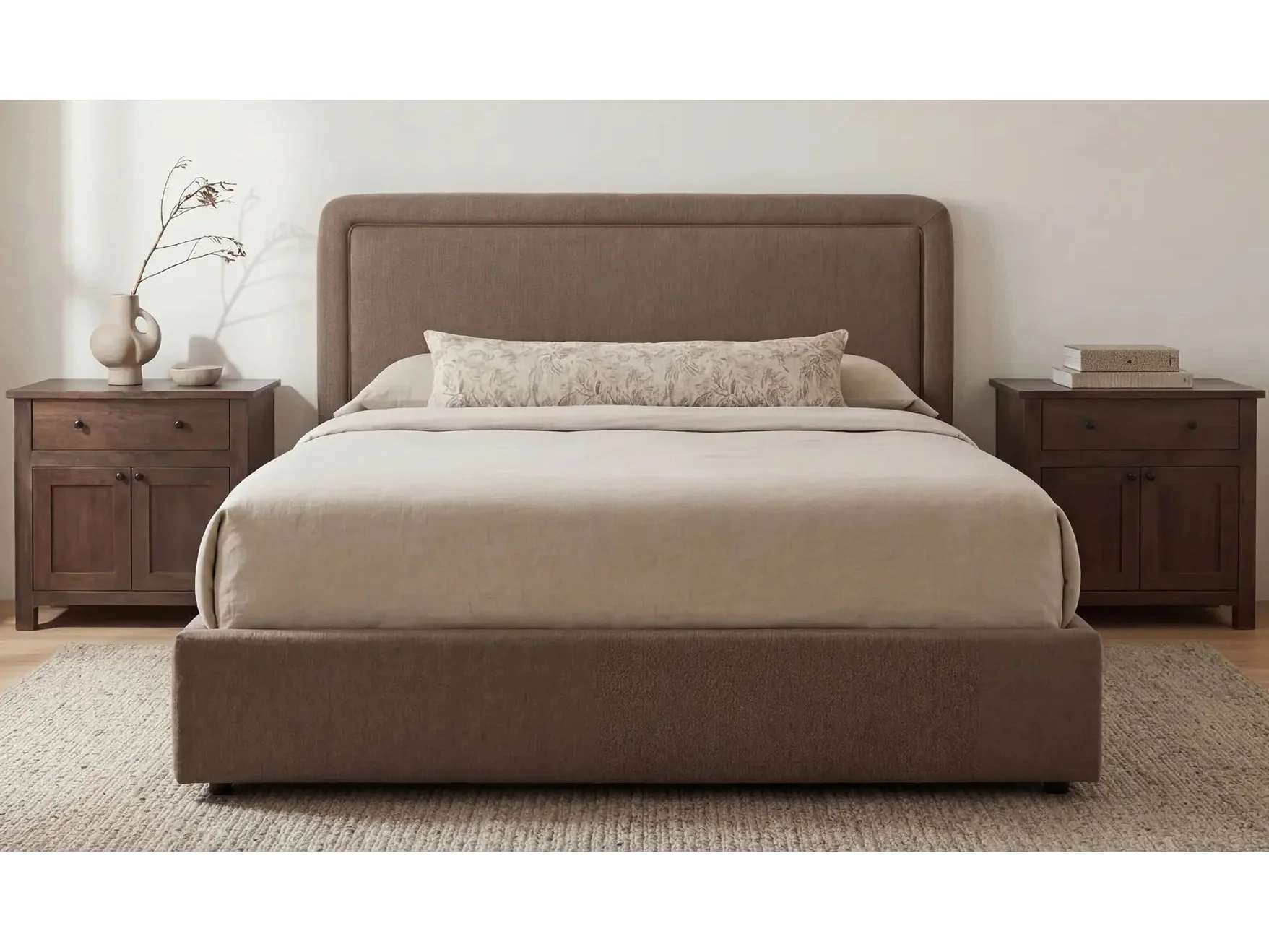 Simon Brown King Storage Bed