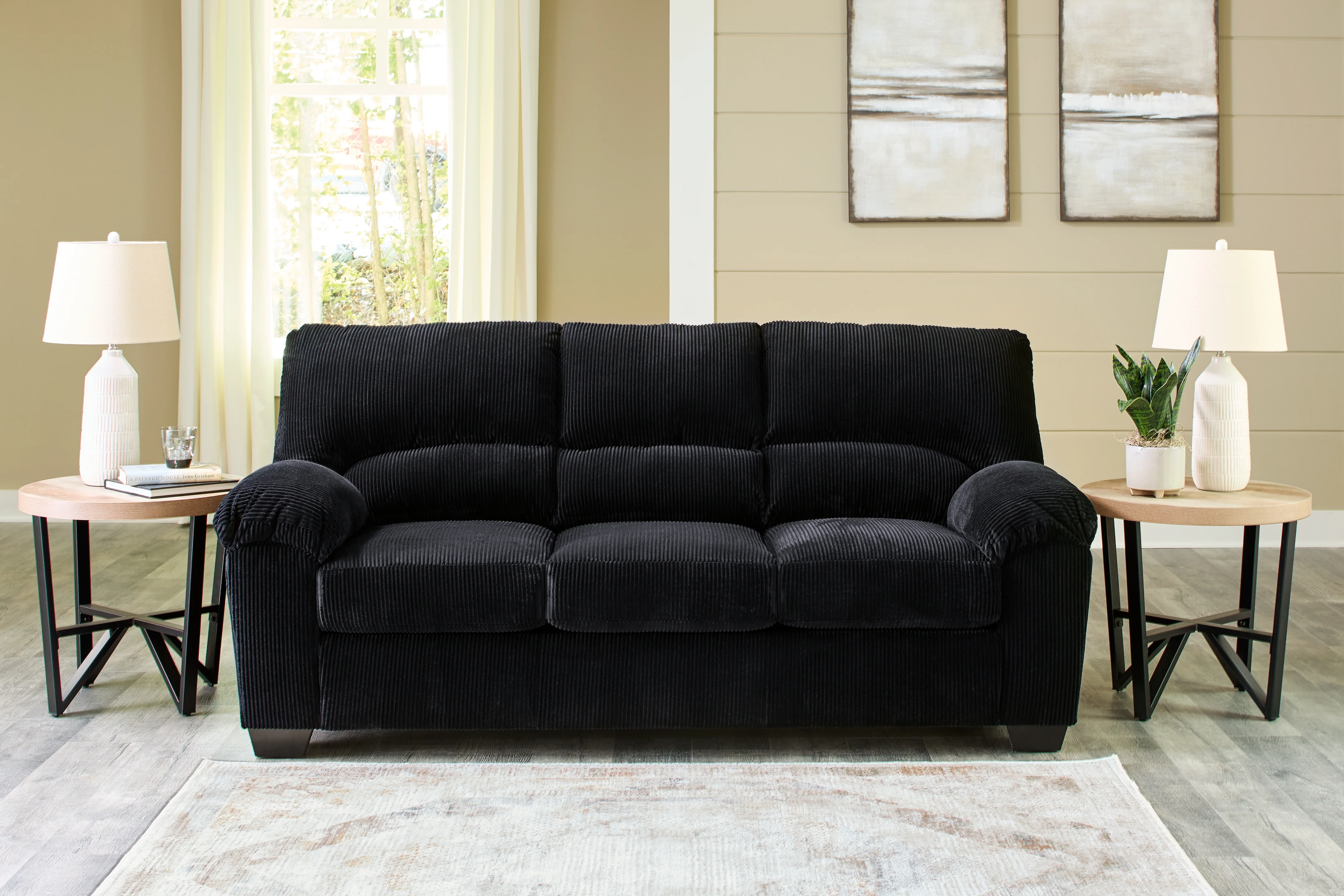SimpleJoy Onyx Sofa and Recliner - Image 14