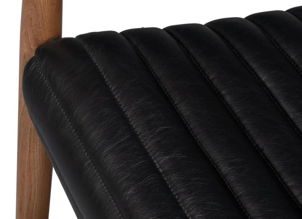 Singletary Black Leather Chair - Image 8