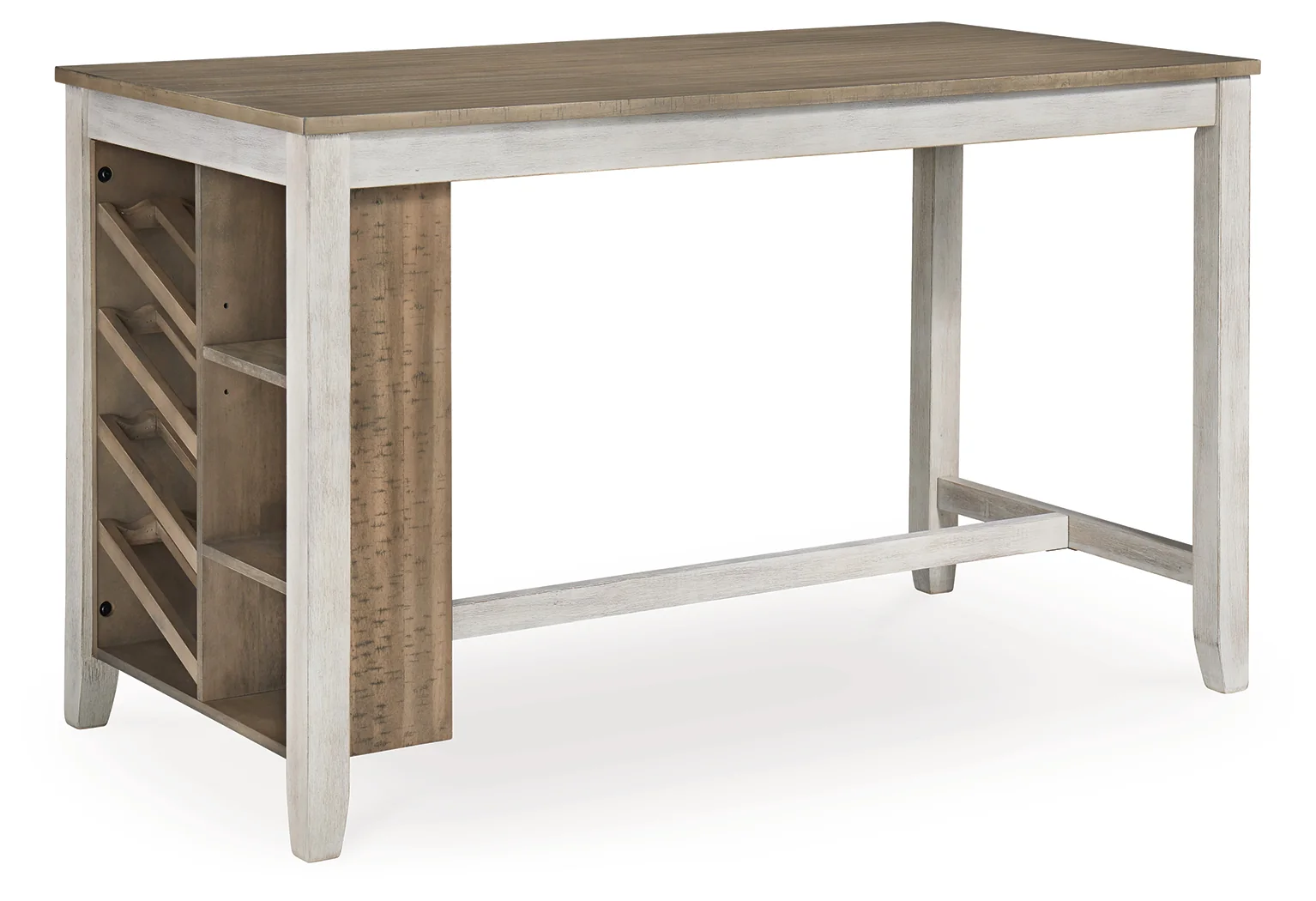 Skempton Two-tone Counter Height Dining Table and 6 Barstools - Image 2