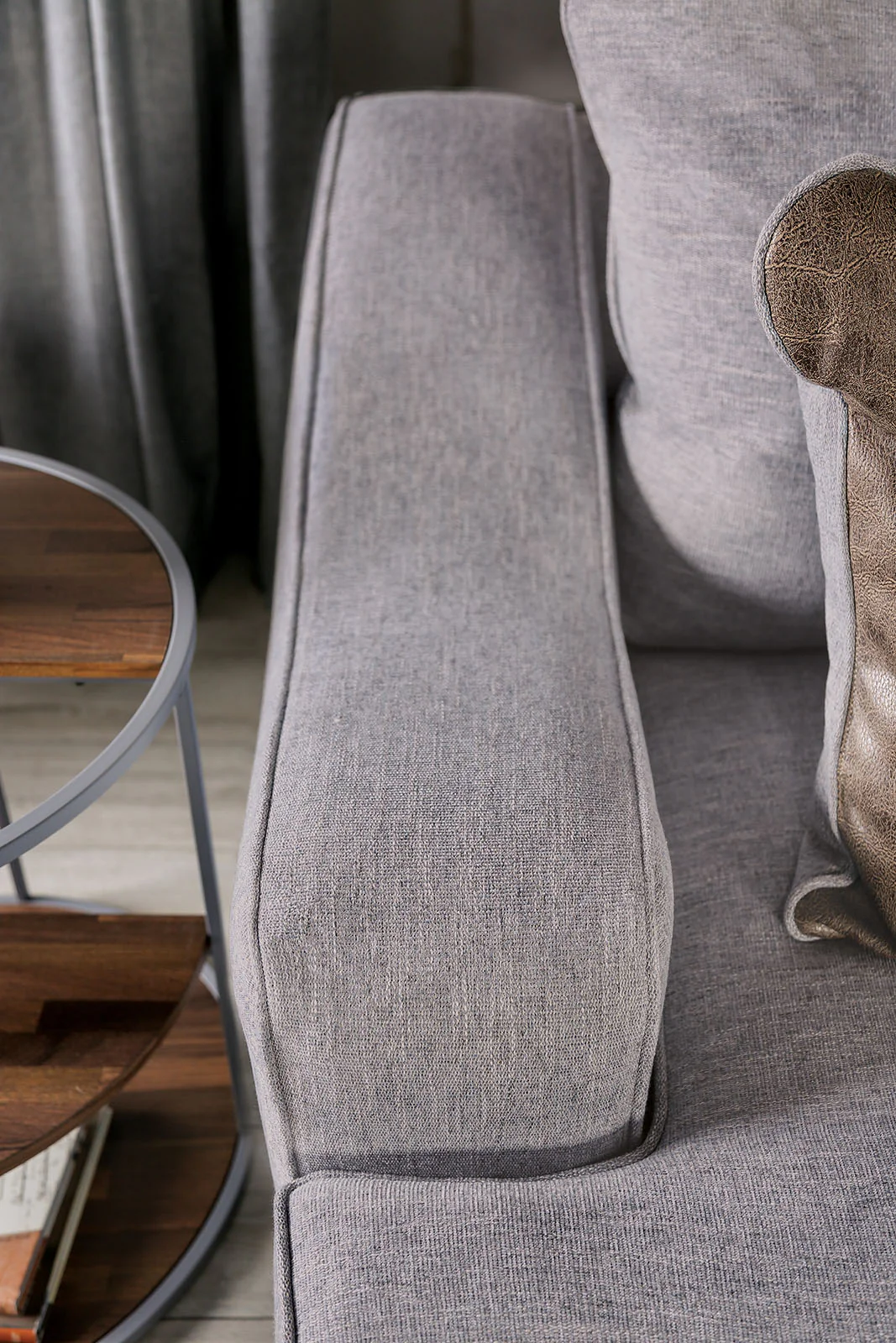 Skyline Light Gray/Brown, Sofa & Loveseat - Image 5
