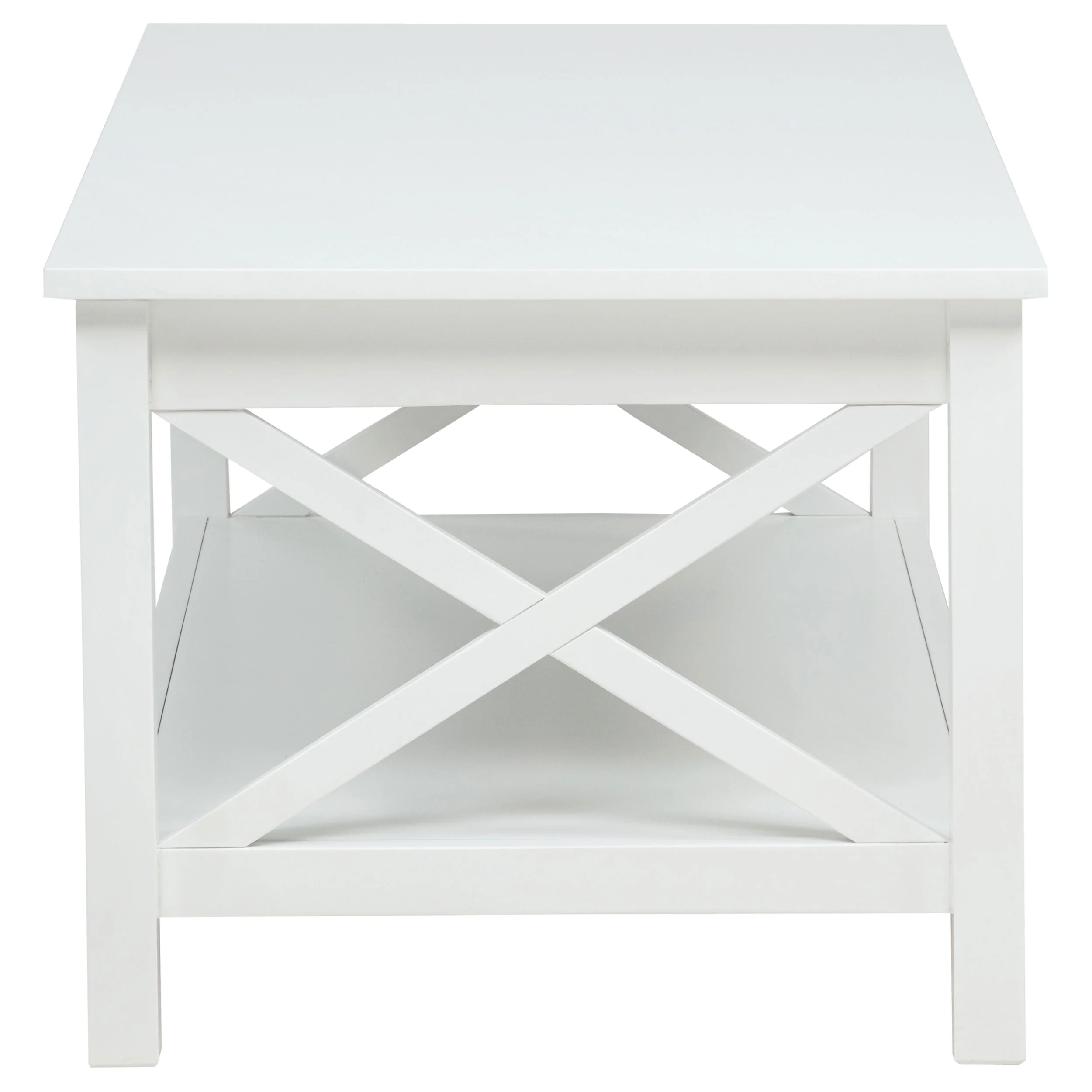 Skyview White 3-piece Rectangular Lift Top Coffee Table Set - Image 10