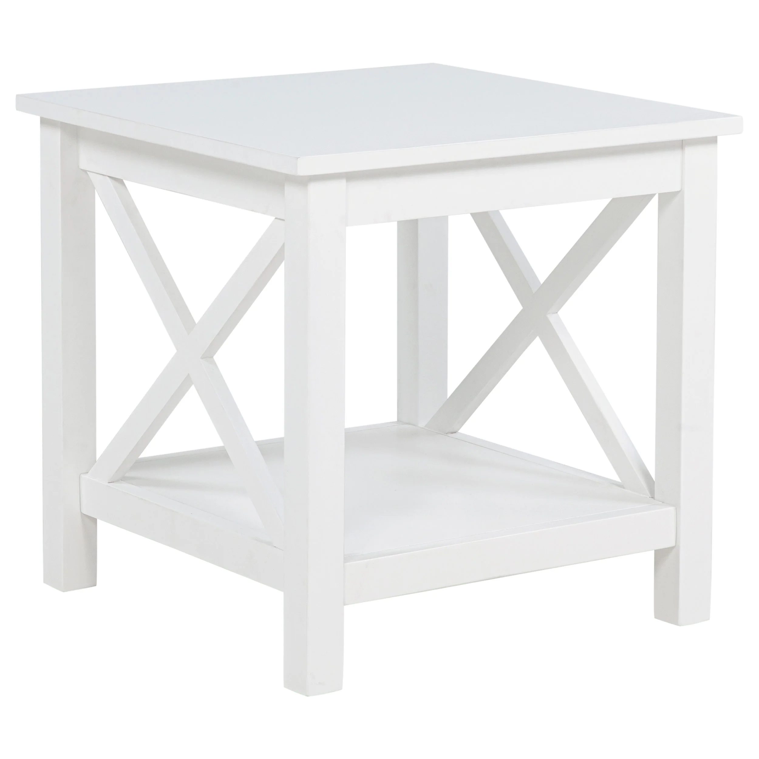 Skyview White 3-piece Rectangular Lift Top Coffee Table Set - Image 3