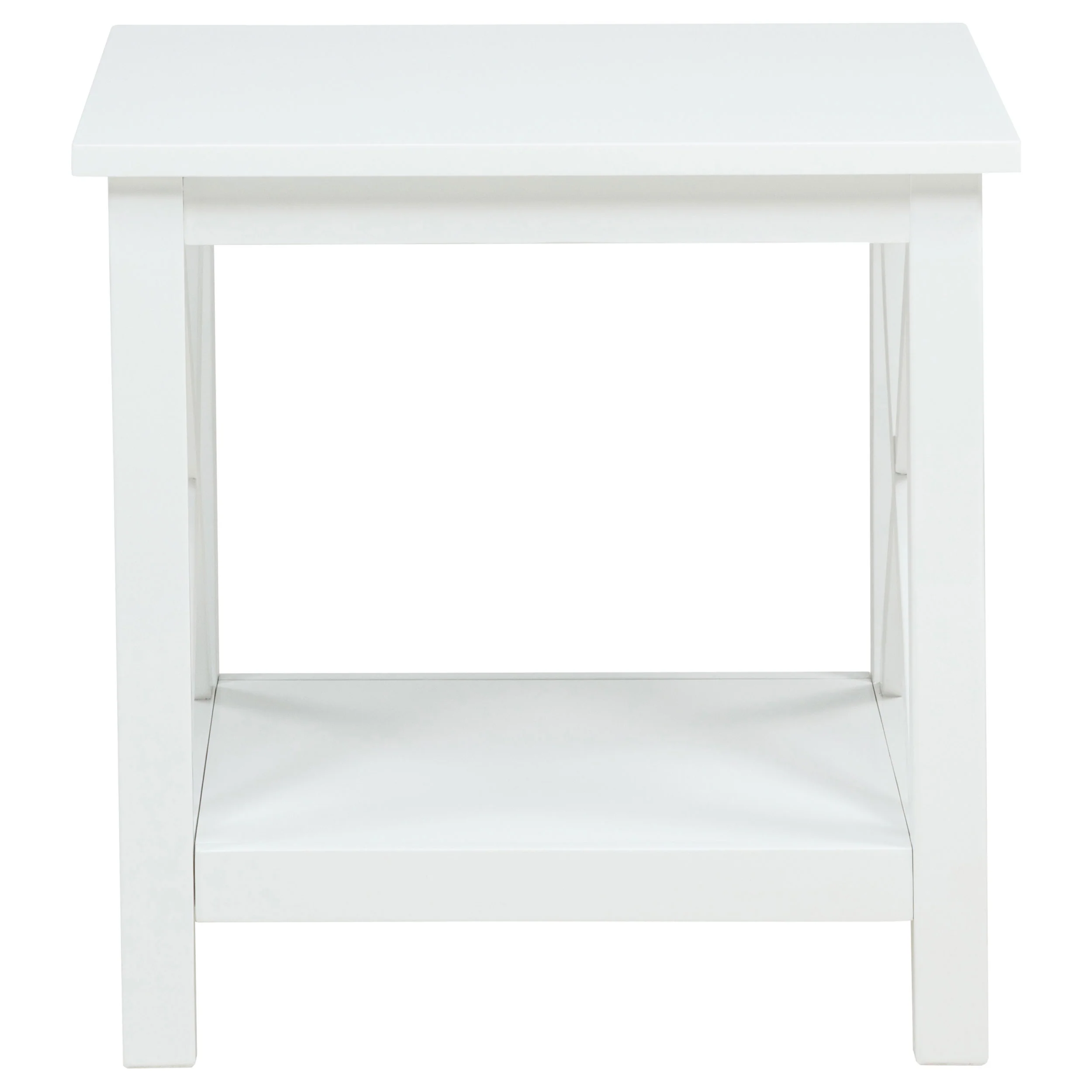 Skyview White 3-piece Rectangular Lift Top Coffee Table Set - Image 4