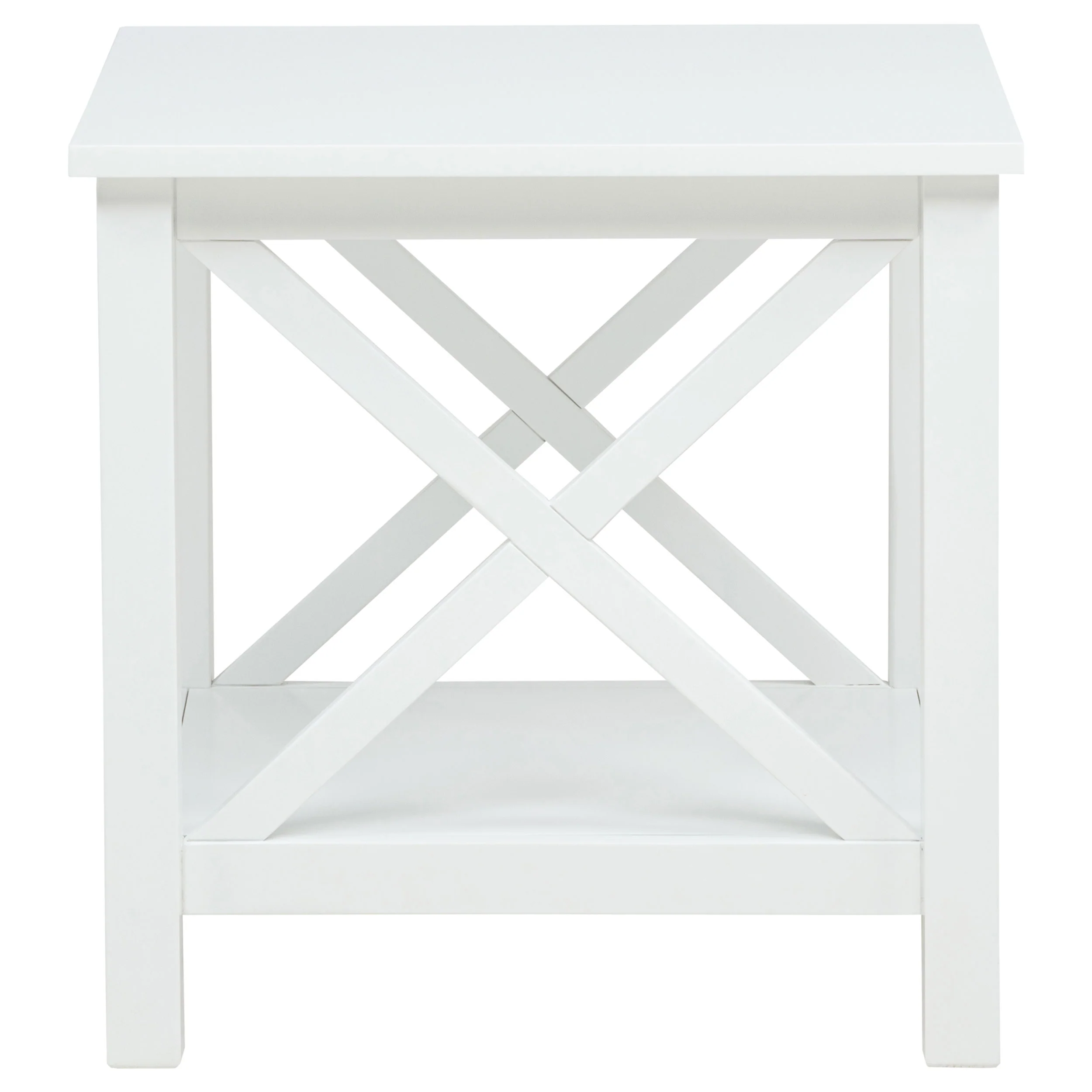 Skyview White 3-piece Rectangular Lift Top Coffee Table Set - Image 5