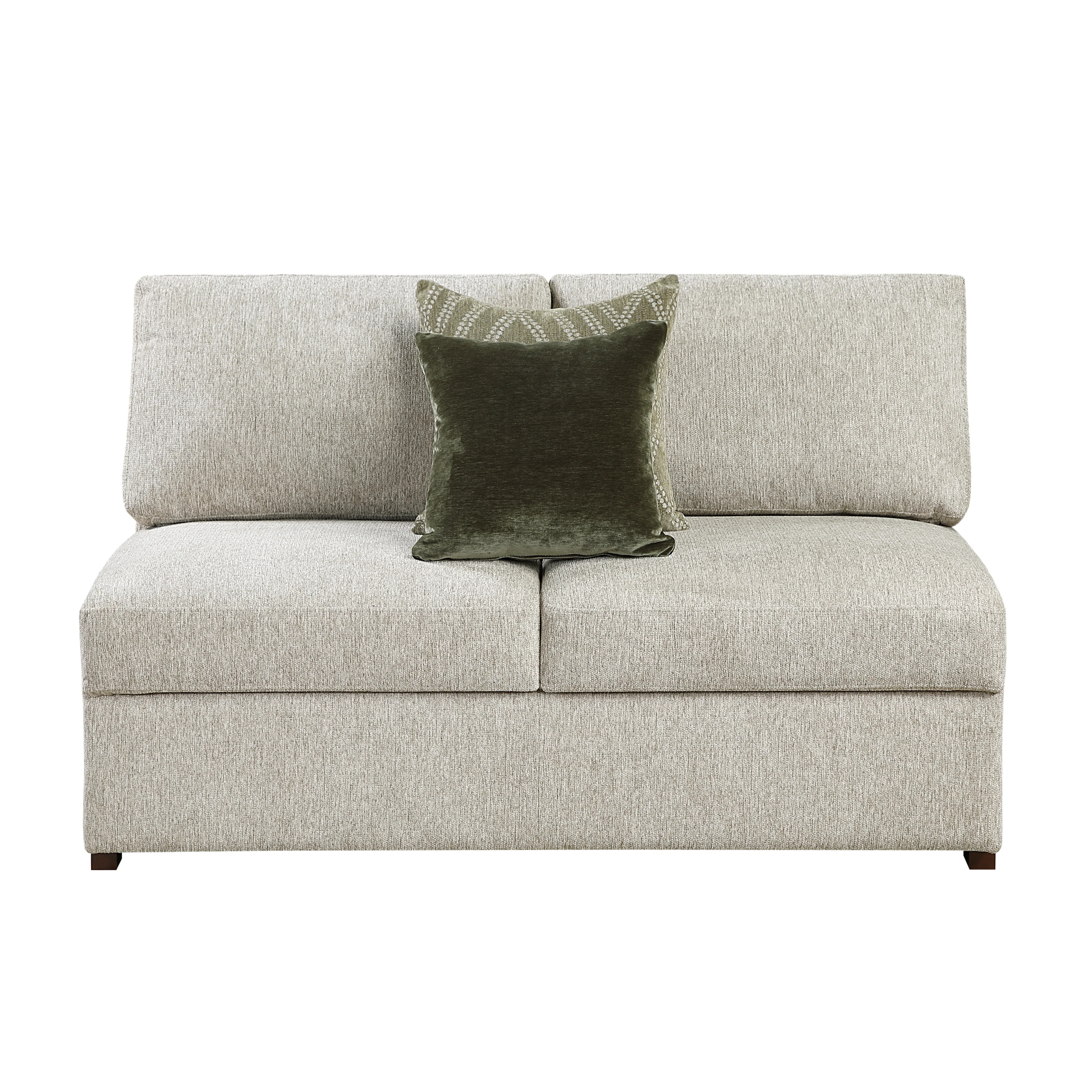 Isla Sand 4-Piece Sectional with Pull-out Bed and Ottoman - Image 2