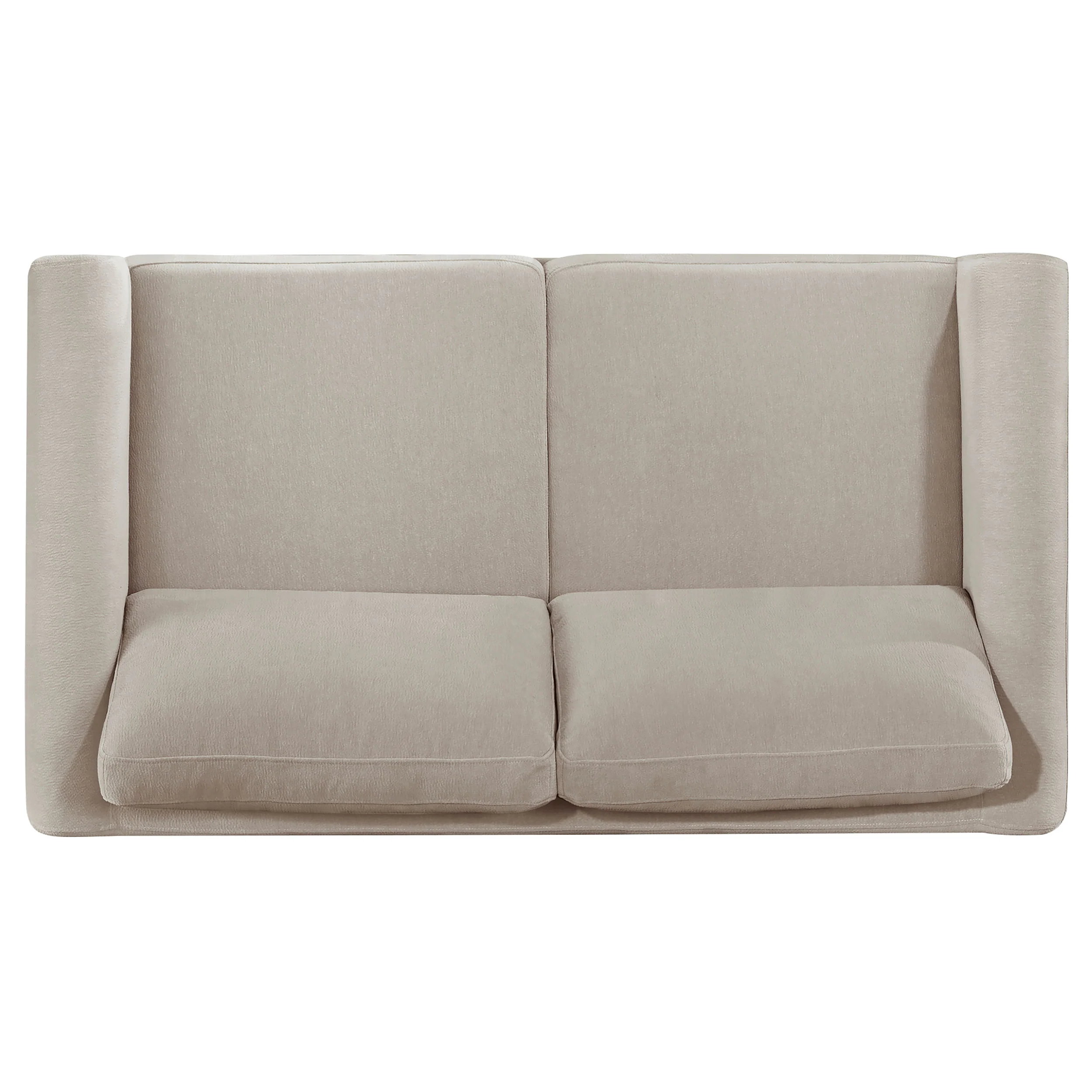 Islington Taupe 3-piece Upholstered Panel Arm Sofa Set - Image 10