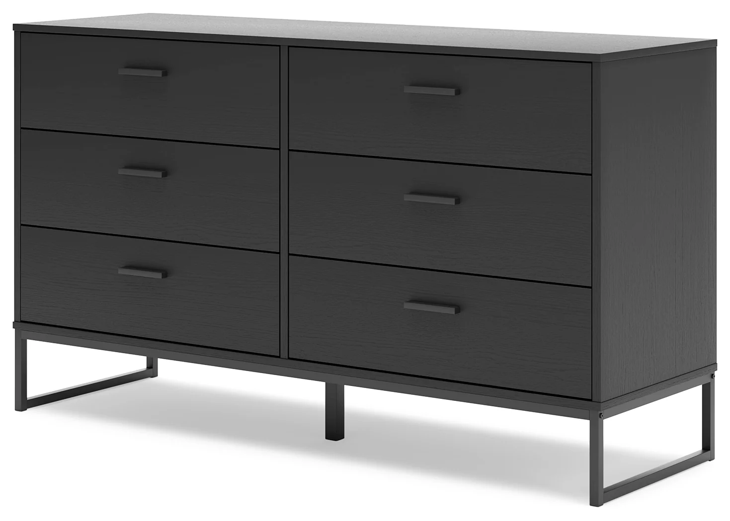 Socalle Black Twin Panel Platform Bed and Dresser - Image 15