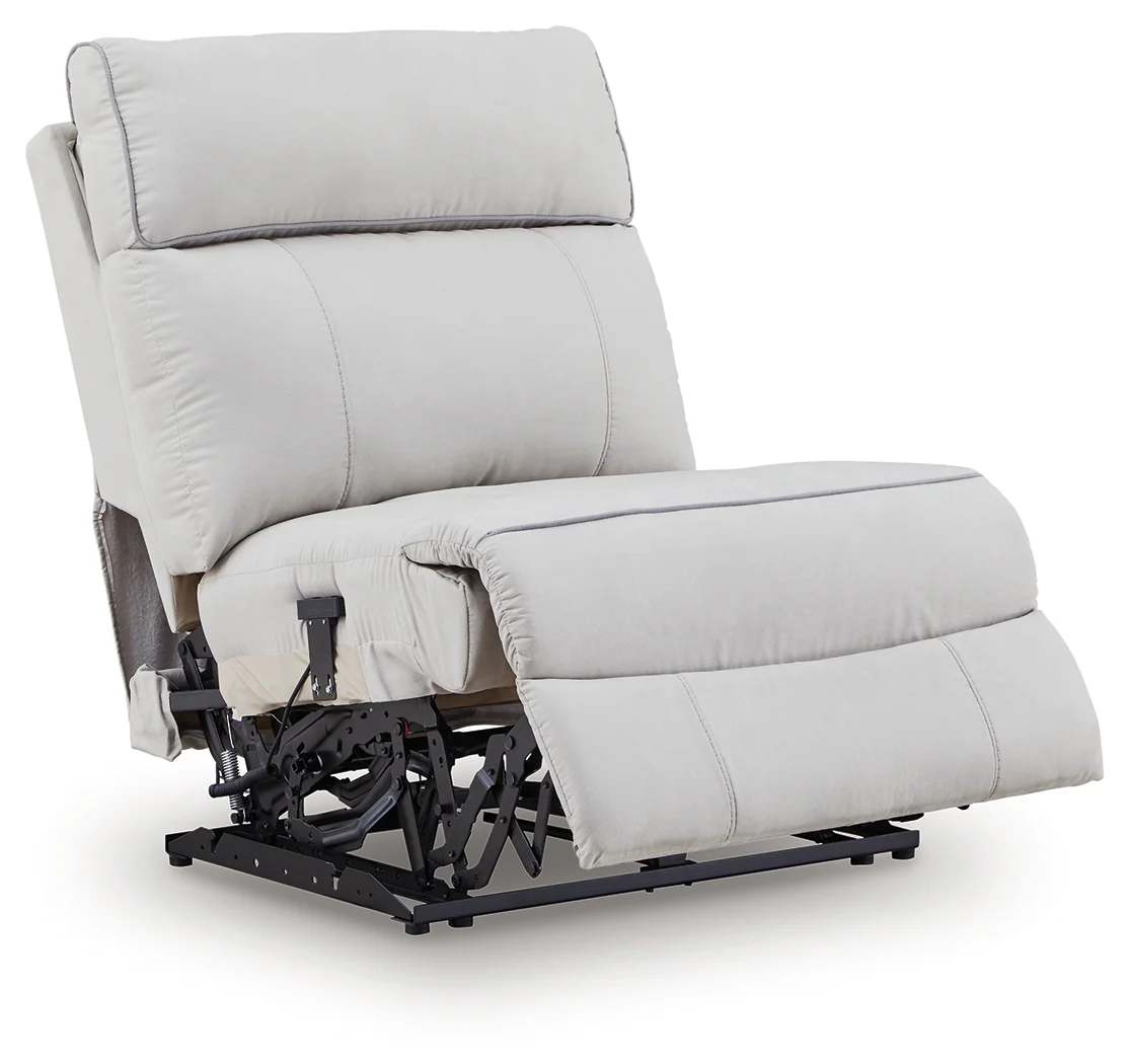 Social Pointe Pearl/Ash 5-Piece Reclining Sectional with Storage Consoles (Online Special Price) - Image 3