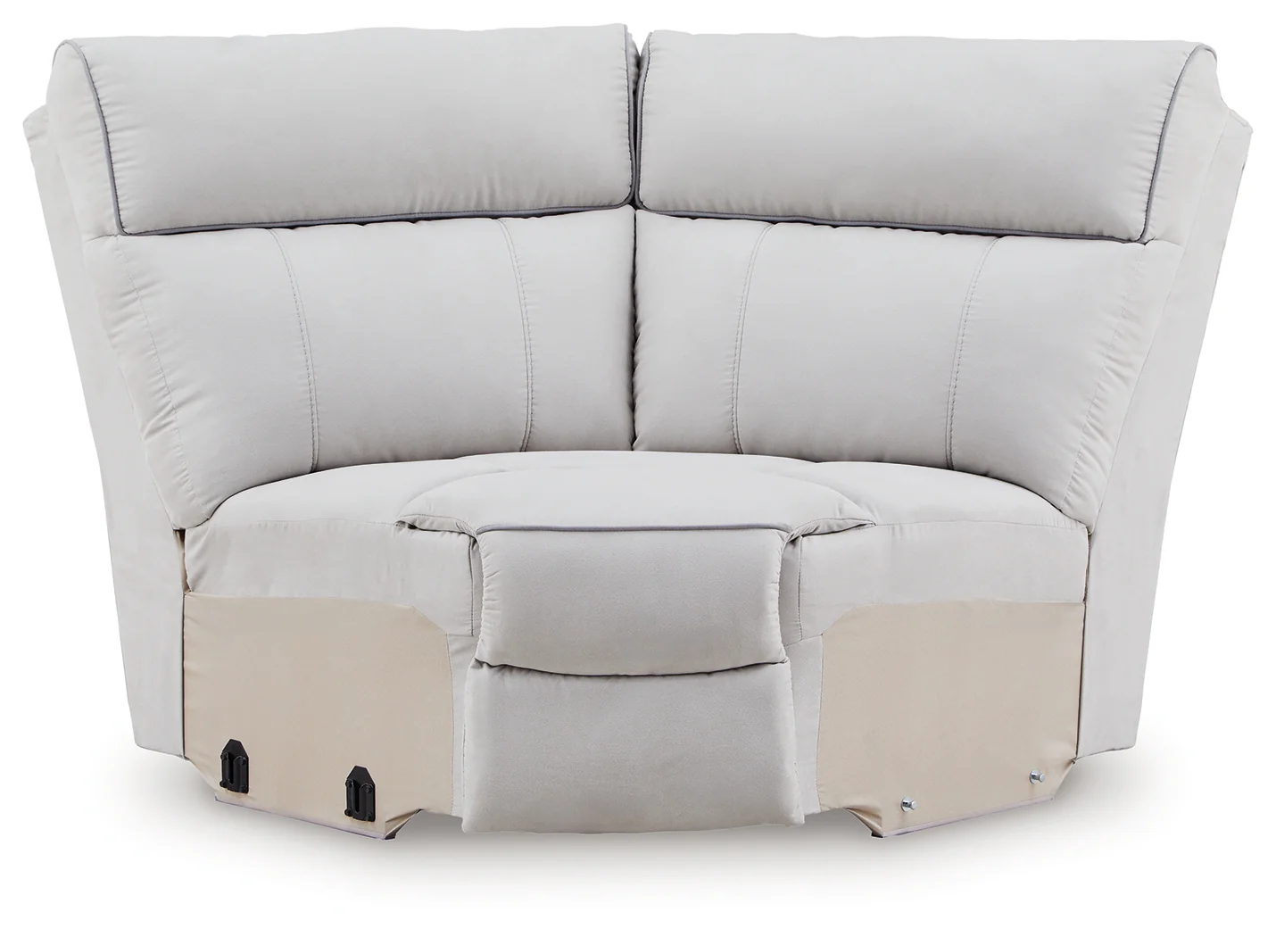 Social Pointe Pearl/Ash 7-Piece Reclining Sectional with Storage Consoles (Online Special Price) - Image 12