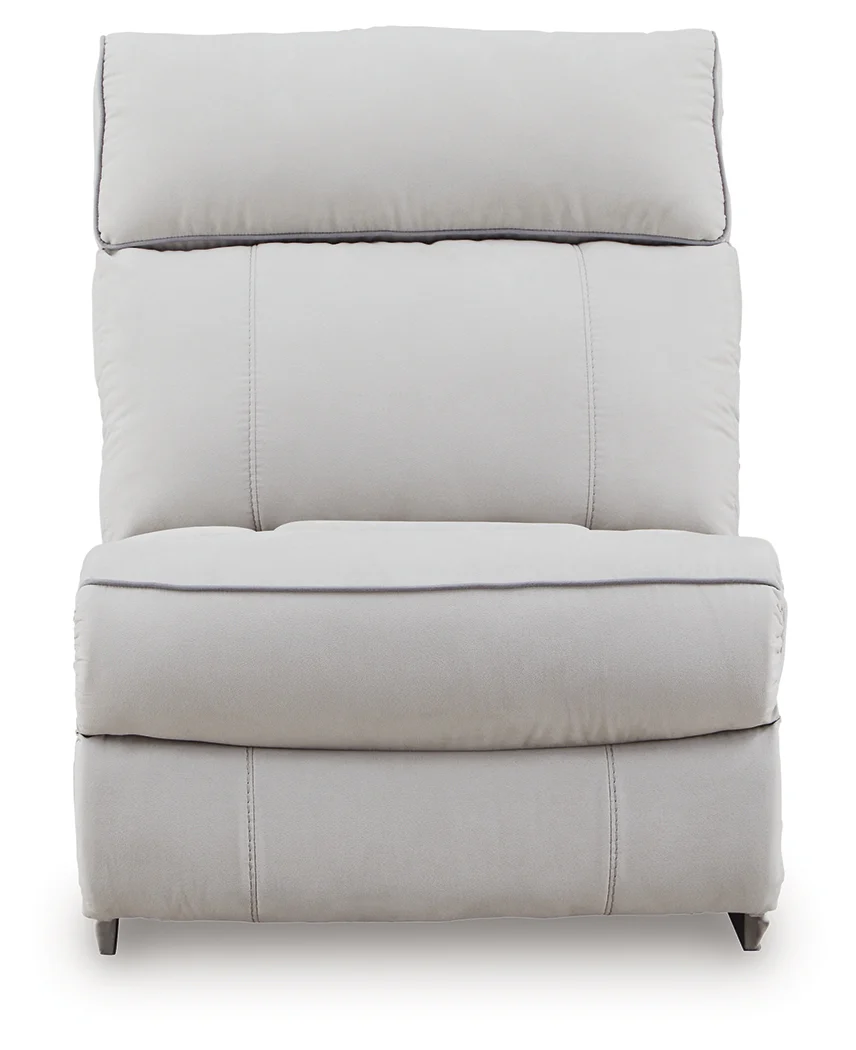 Social Pointe Pearl/Ash 7-Piece Reclining Sectional with Storage Consoles (Online Special Price) - Image 4