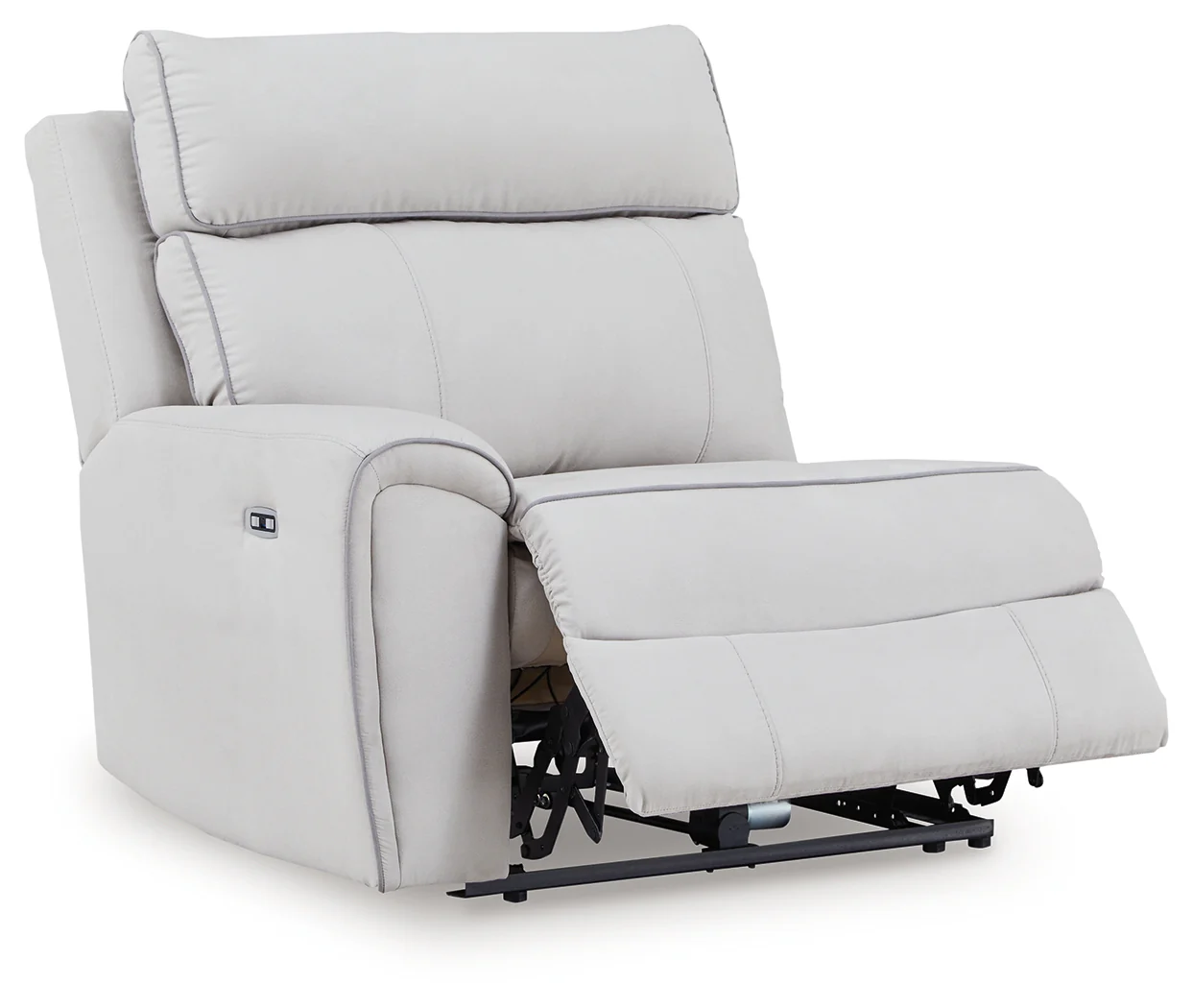 Social Pointe Pearl/Ash 7-Piece Reclining Sectional with Storage Consoles (Online Special Price) - Image 9