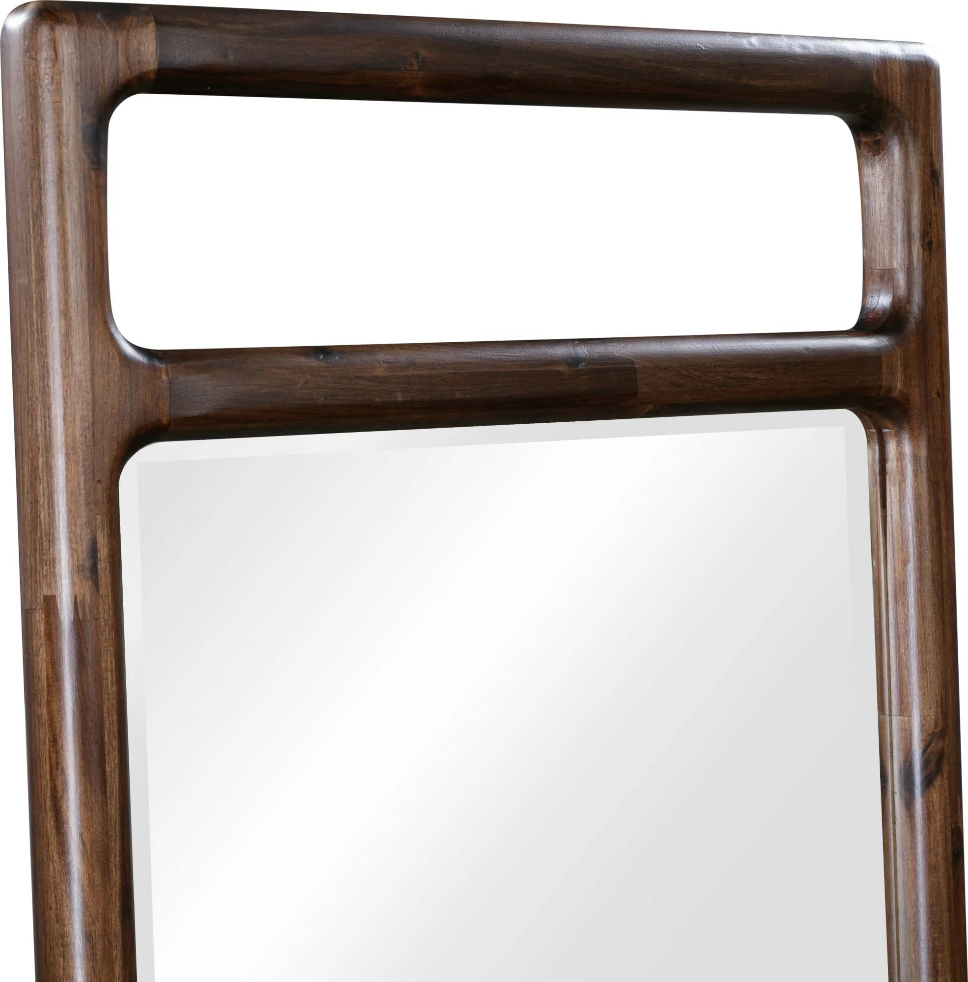 Sol Brown Spce Beveled Glass Floor Mirror - Image 5