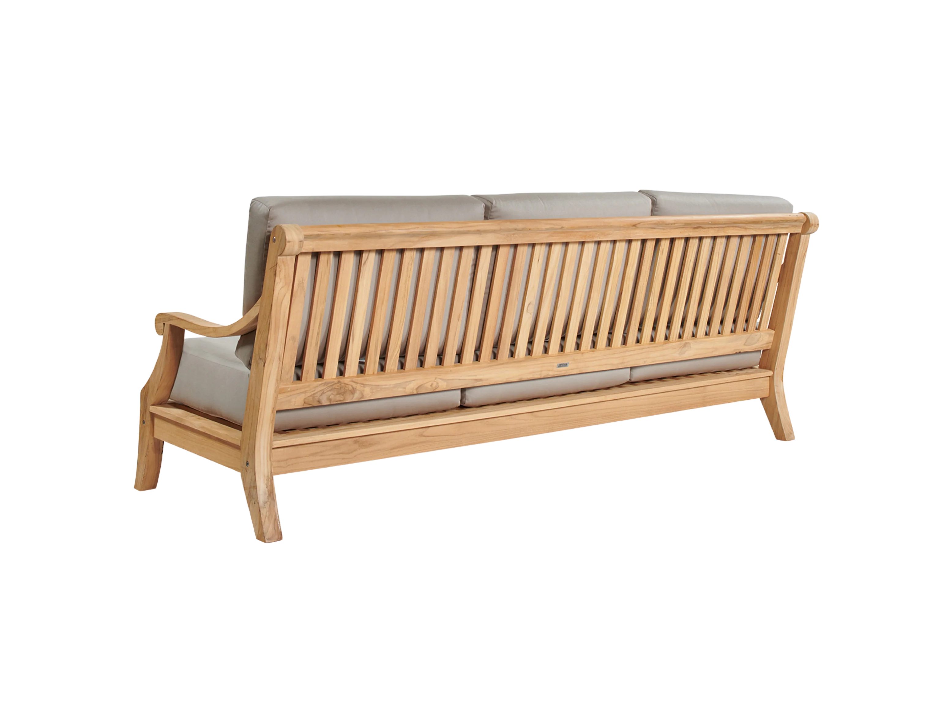 Sonoma 4-Piece Teak Antique Beige Outdoor Patio Deep Seating Set with Sunbrella® Cushion - Image 4