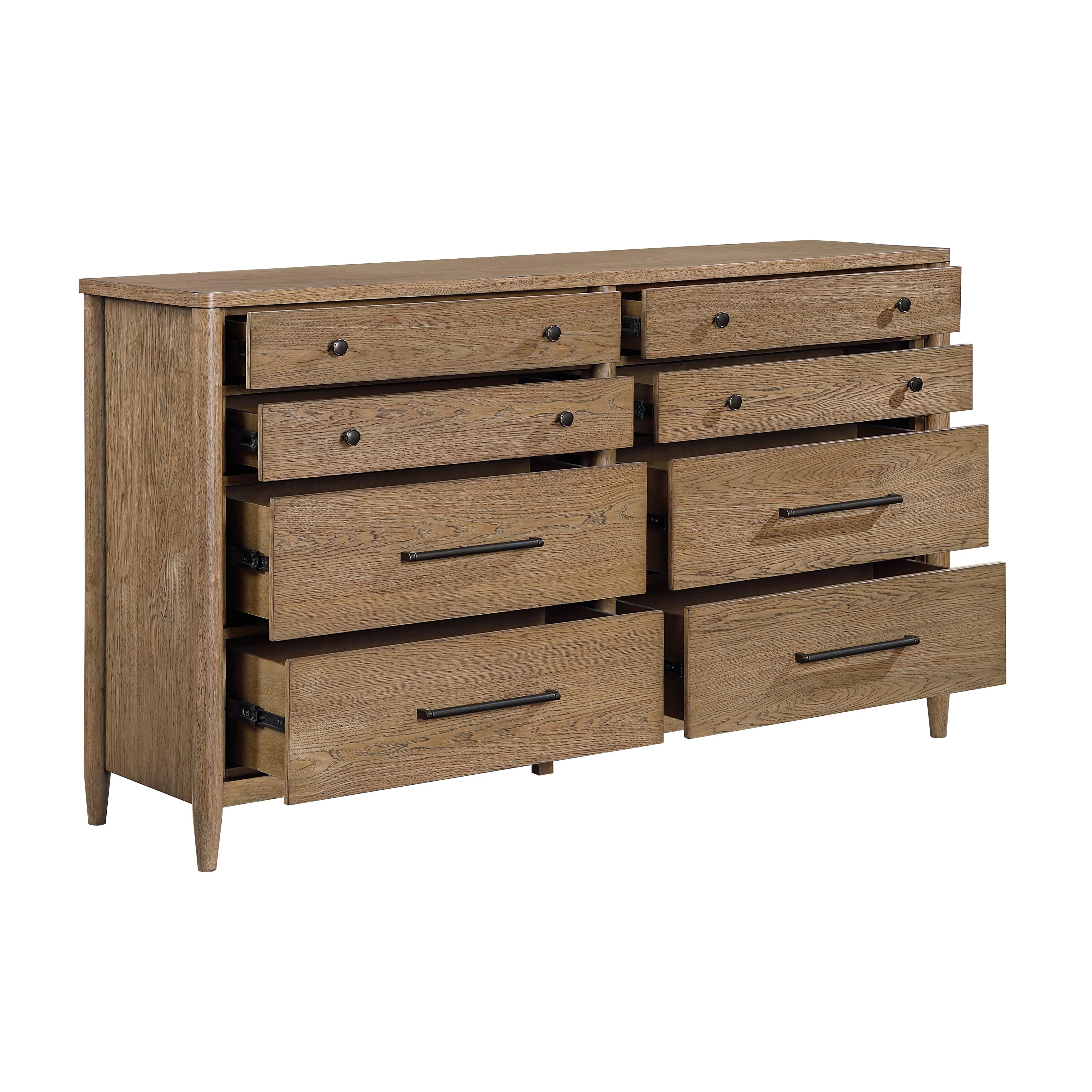 Sonoma Brown/Light Gray 5-Piece Queen Bedroom Set - Image 16