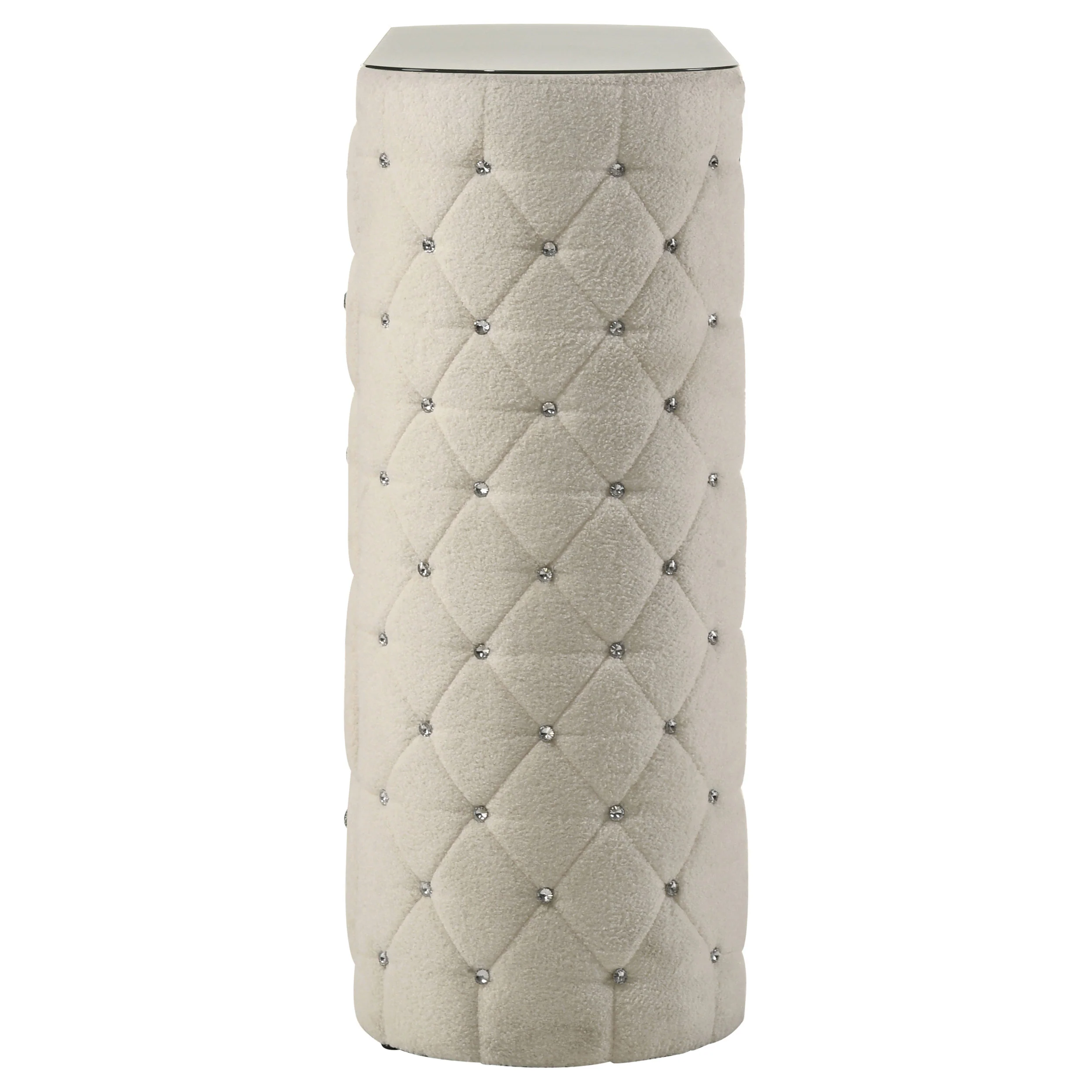 Sonya Ivory 5-drawer Upholstered Bedroom Chest of Drawers - Image 5