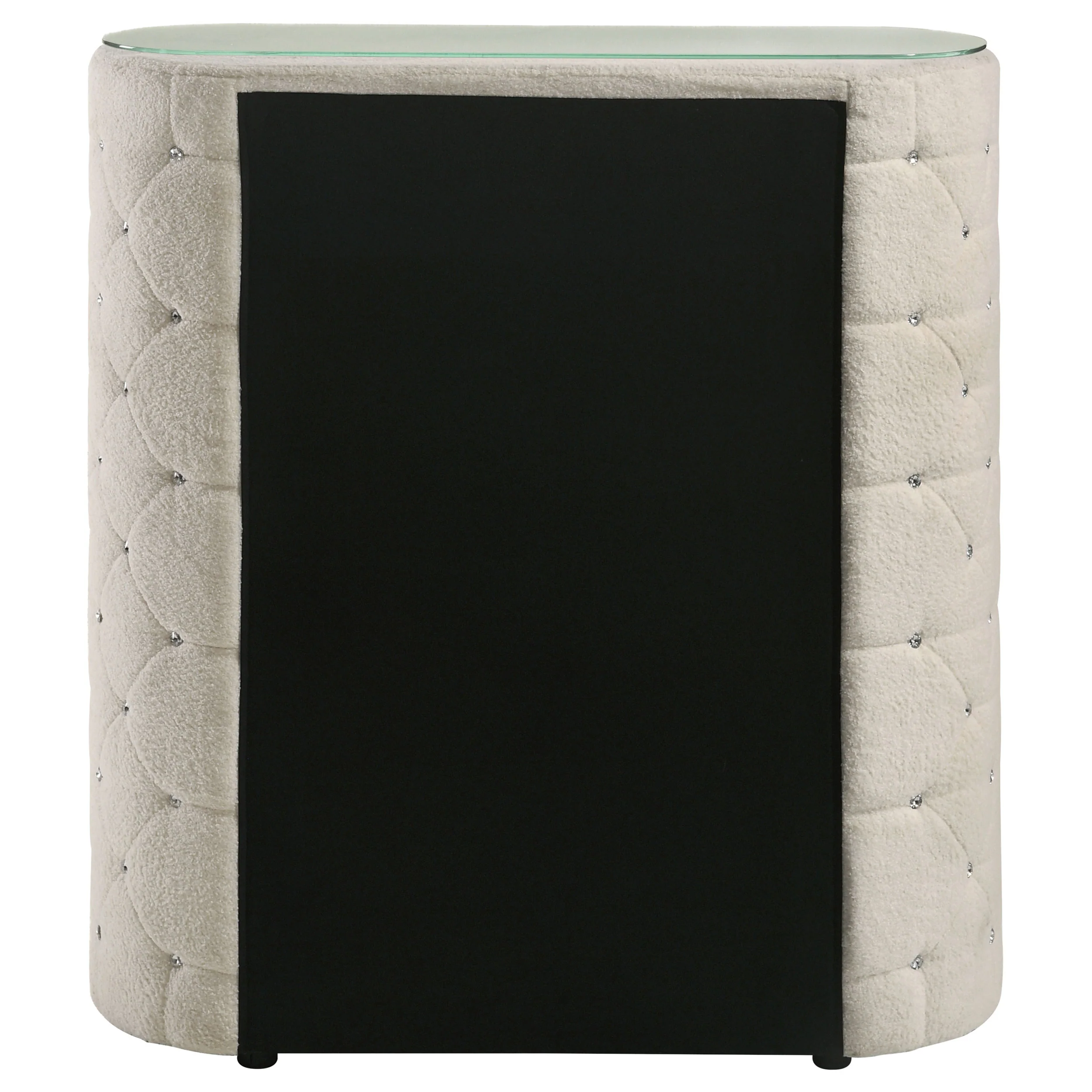 Sonya Ivory 5-drawer Upholstered Bedroom Chest of Drawers - Image 7