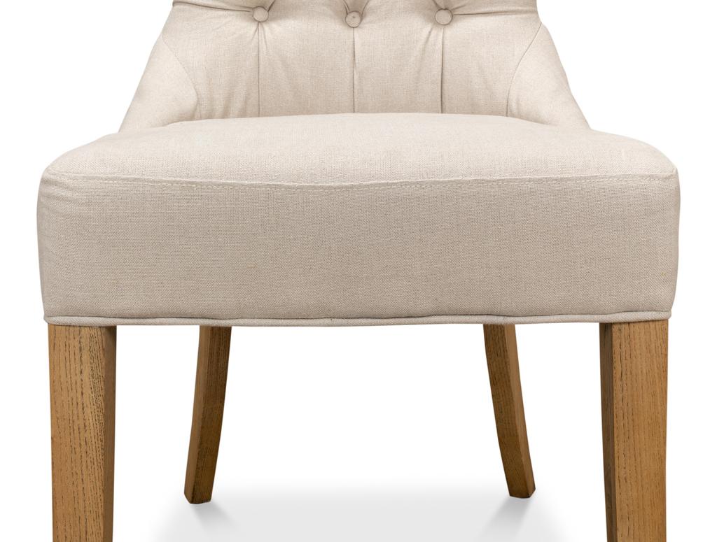 Sophie White Side Chair Linen (Set of 2) - Image 10