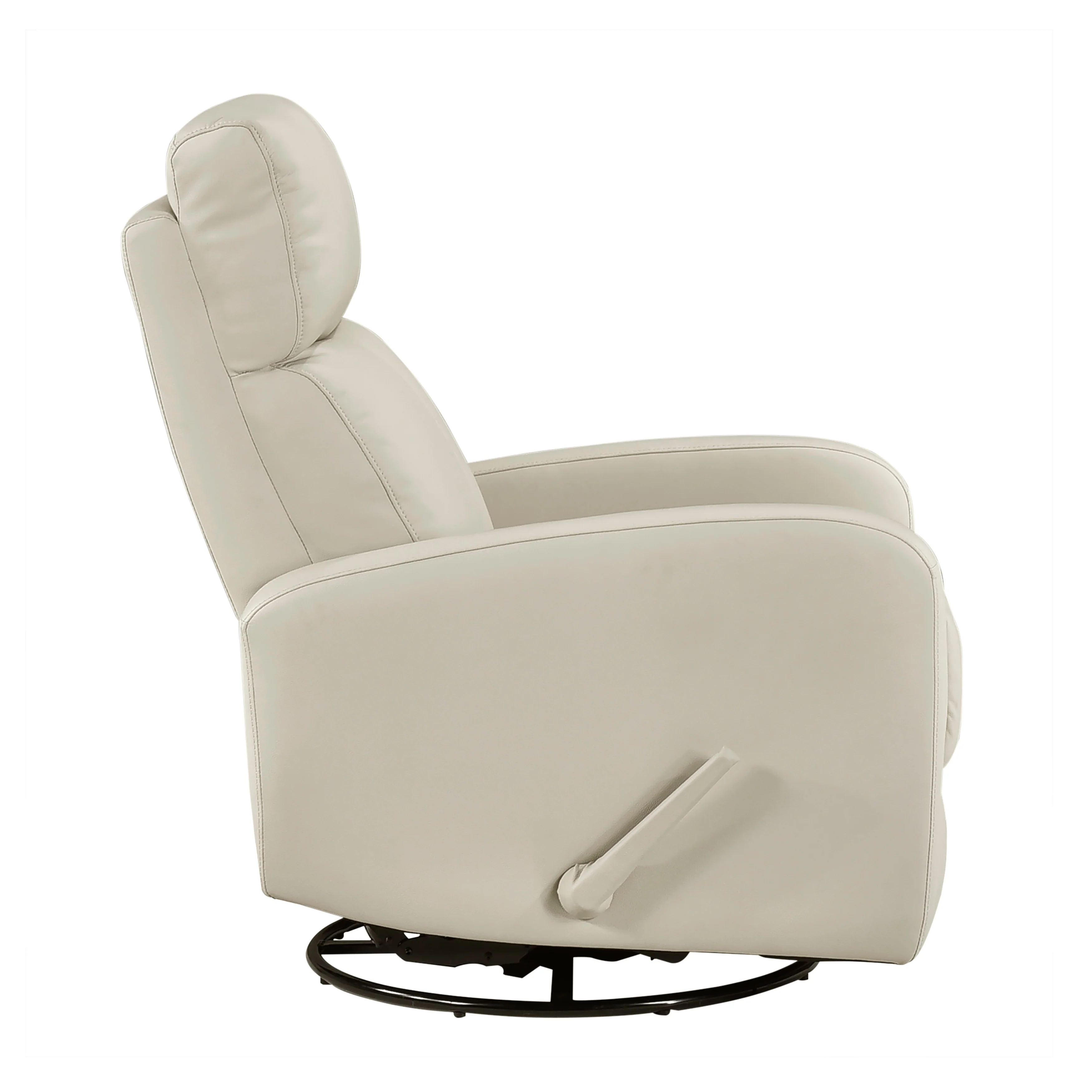 Sorrento Beige Swivel Glider Reclining Chair - Image 3