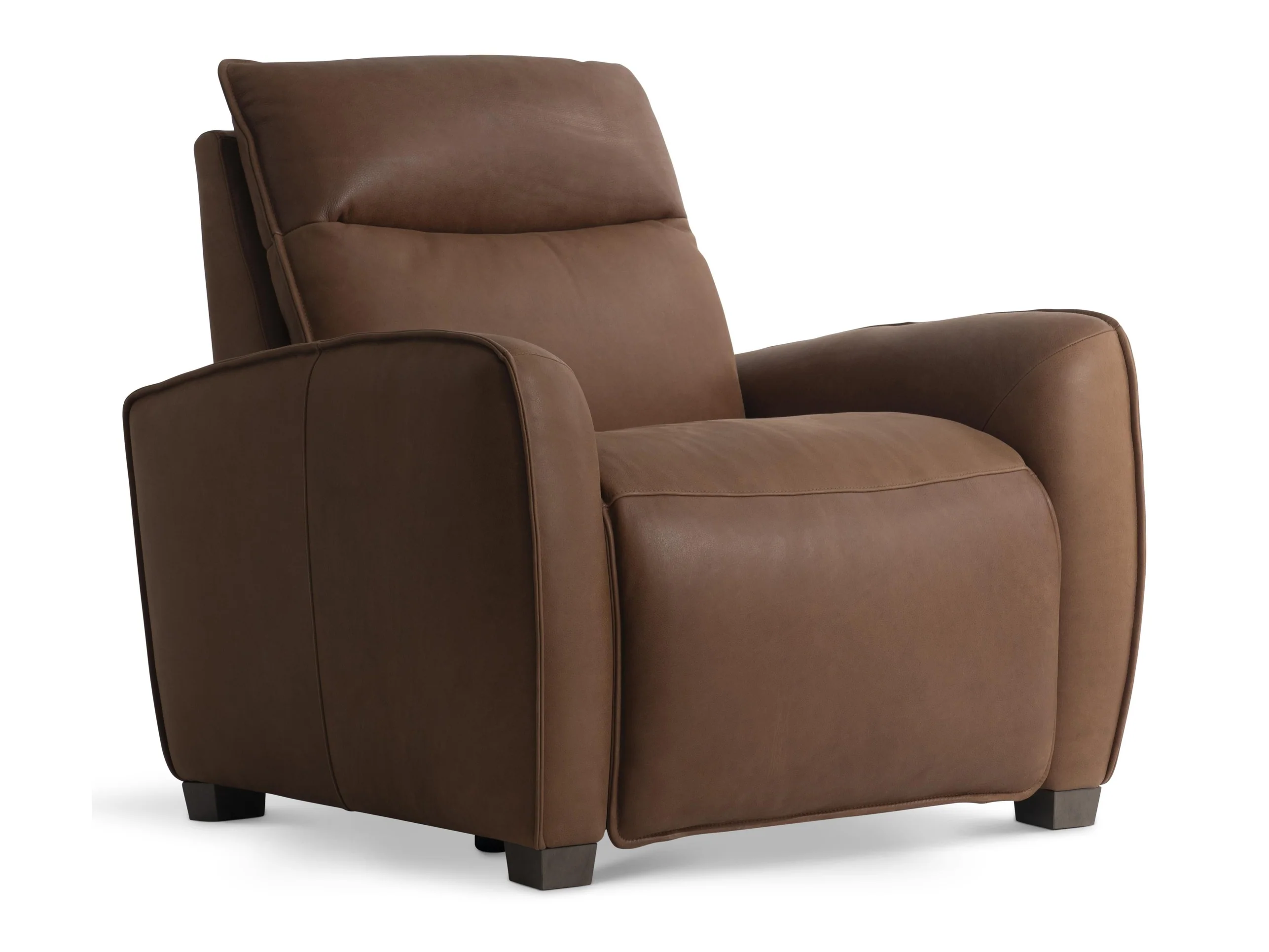 Sorrento Brown Leather Power Motion Chair