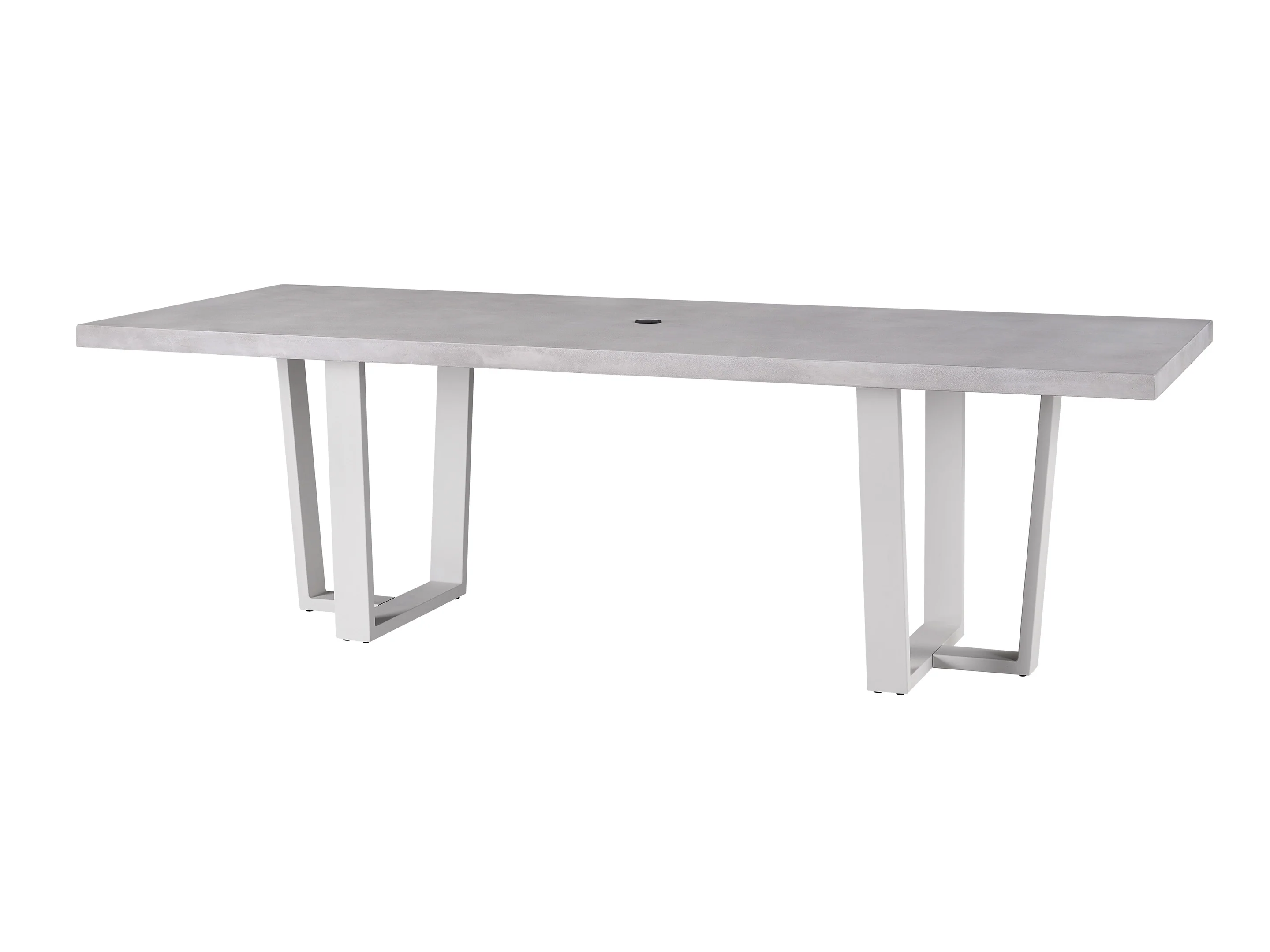 South Beach Chalk Aluminum Dining Table - Image 3