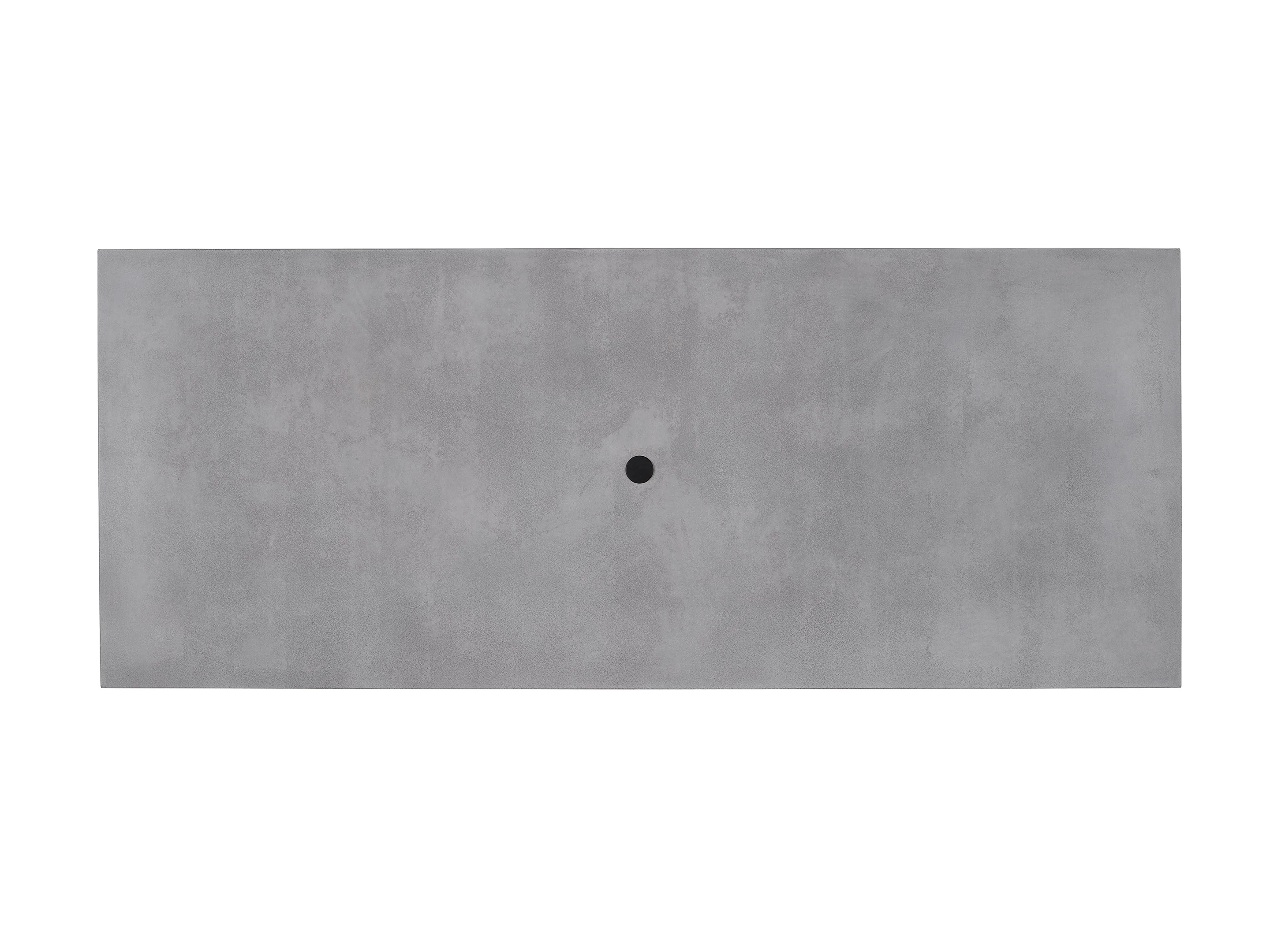 South Beach Chalk Aluminum Dining Table - Image 4