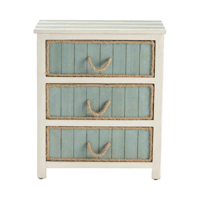 South Shore White/Blue Chest - Image 4