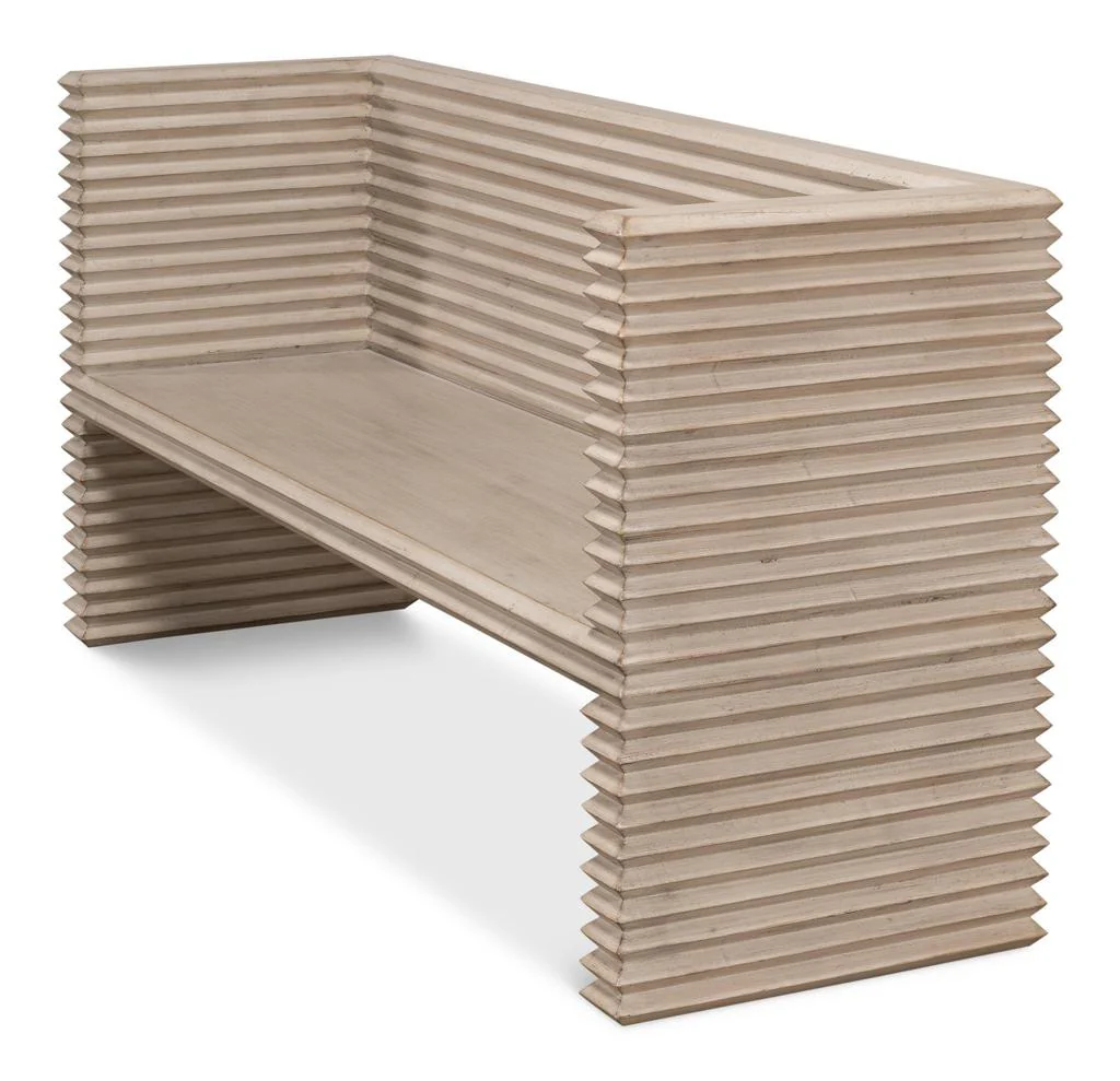 Stacked Grey Bench - Image 3