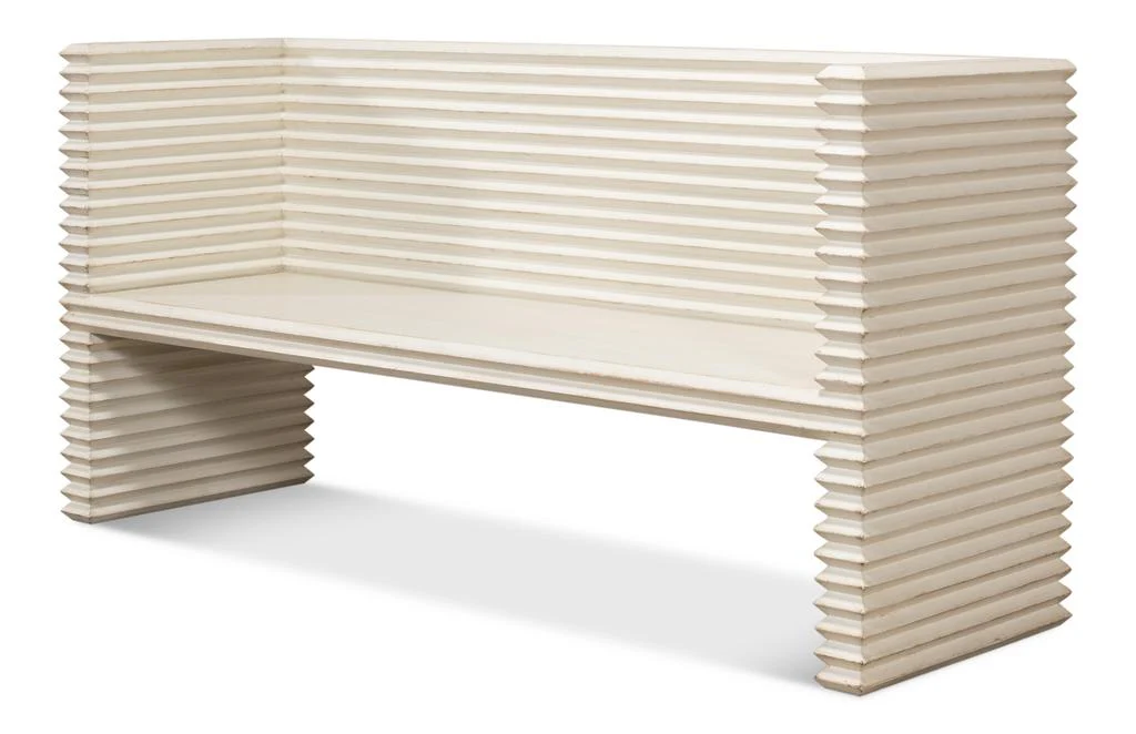 Stacked White Bench - Image 11