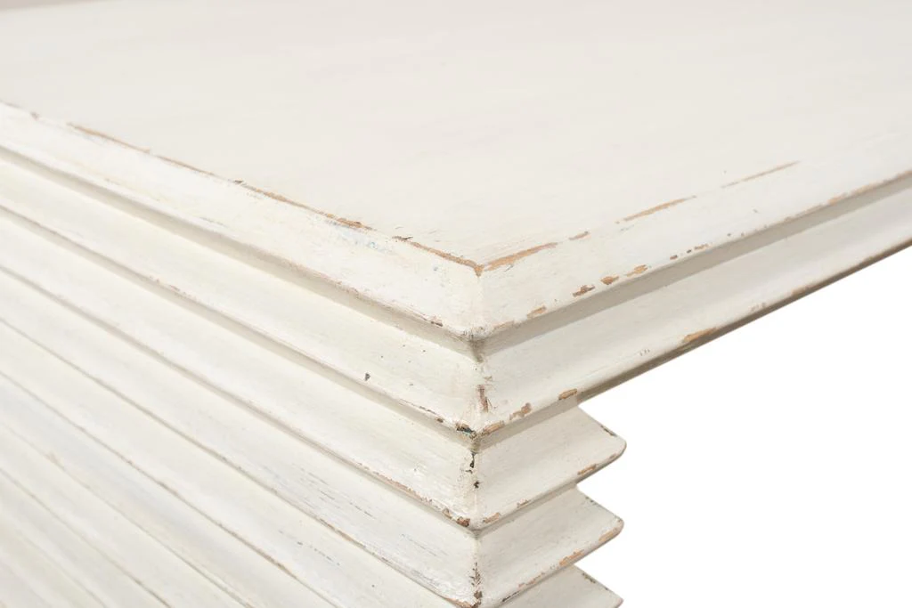 Stacked White Cocktail Table - Image 7