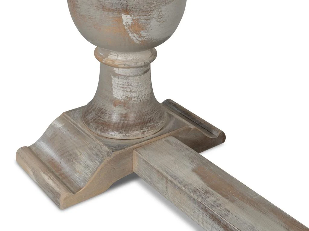 Stacy Grey Double Pedestal Console - Image 5
