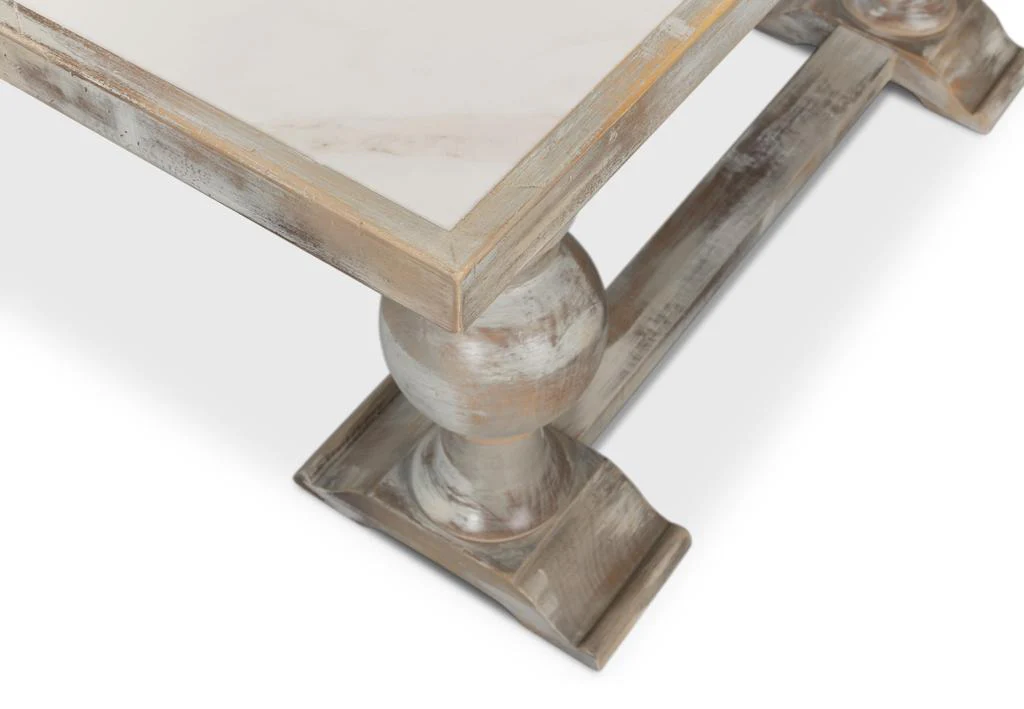 Stacy Grey Double Pedestal Console - Image 8