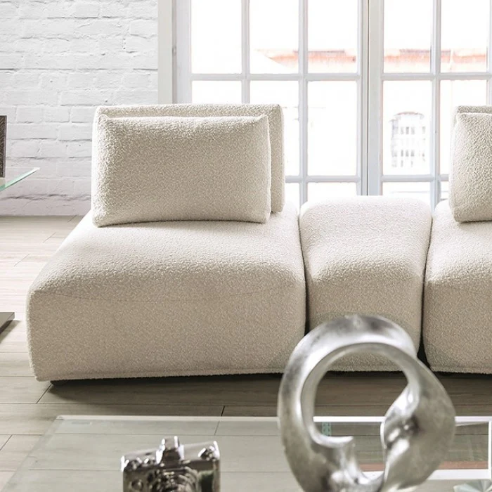 Stavanger Beige 2-Seater w/Ottoman - Image 2