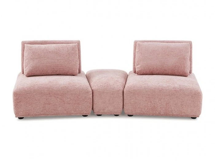 Stavanger Pink 2-Seater w/Ottoman