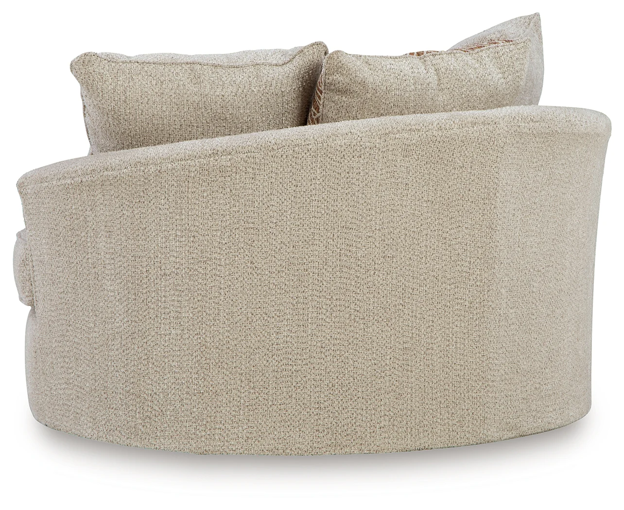 Steelwater Retreat Latte Oversized Swivel Accent Chair - Image 4