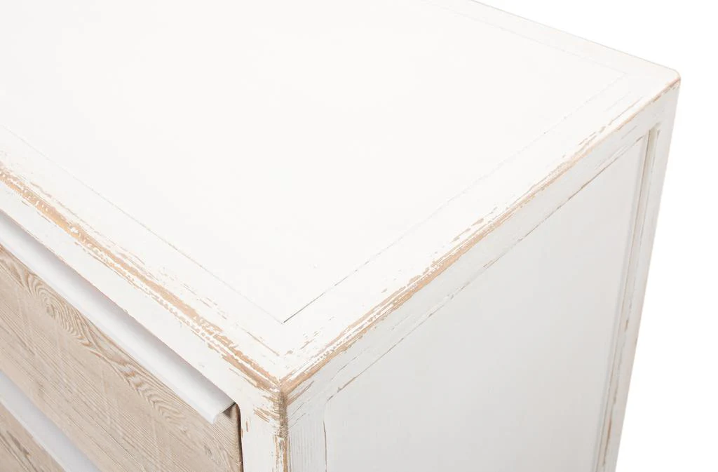 Stefano White Four Drawer Commode - Image 6