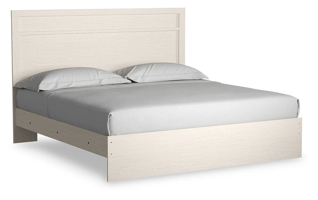 Stelsie White King Panel Bedroom Set with Dresser, Mirror and Nightstand (Online Special Price) - Image 5