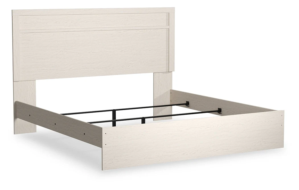 Stelsie White King Panel Bedroom Set with Dresser, Mirror and Nightstand (Online Special Price) - Image 6