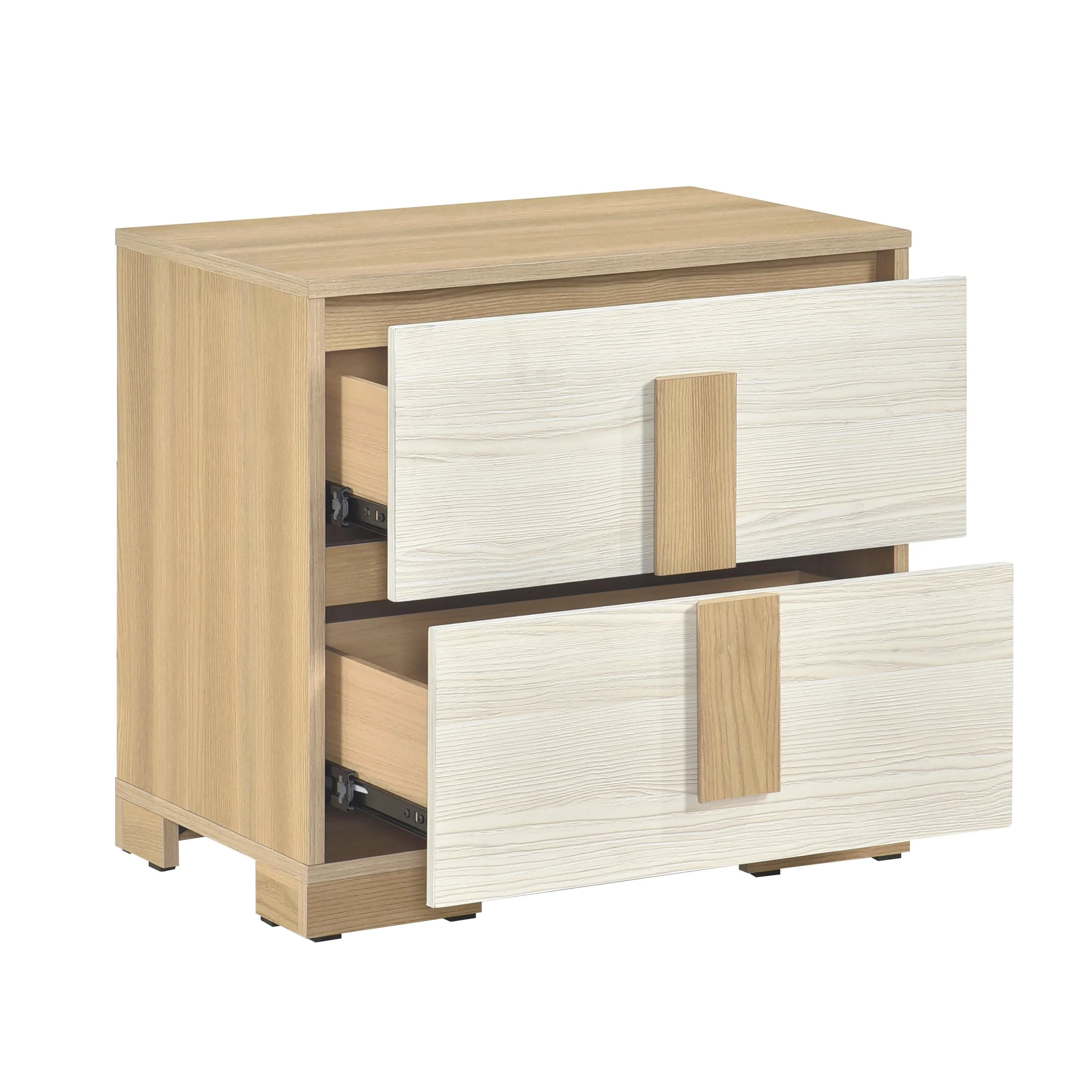 Sterling Natural/White 5-Piece Queen Bedroom Set - Image 9