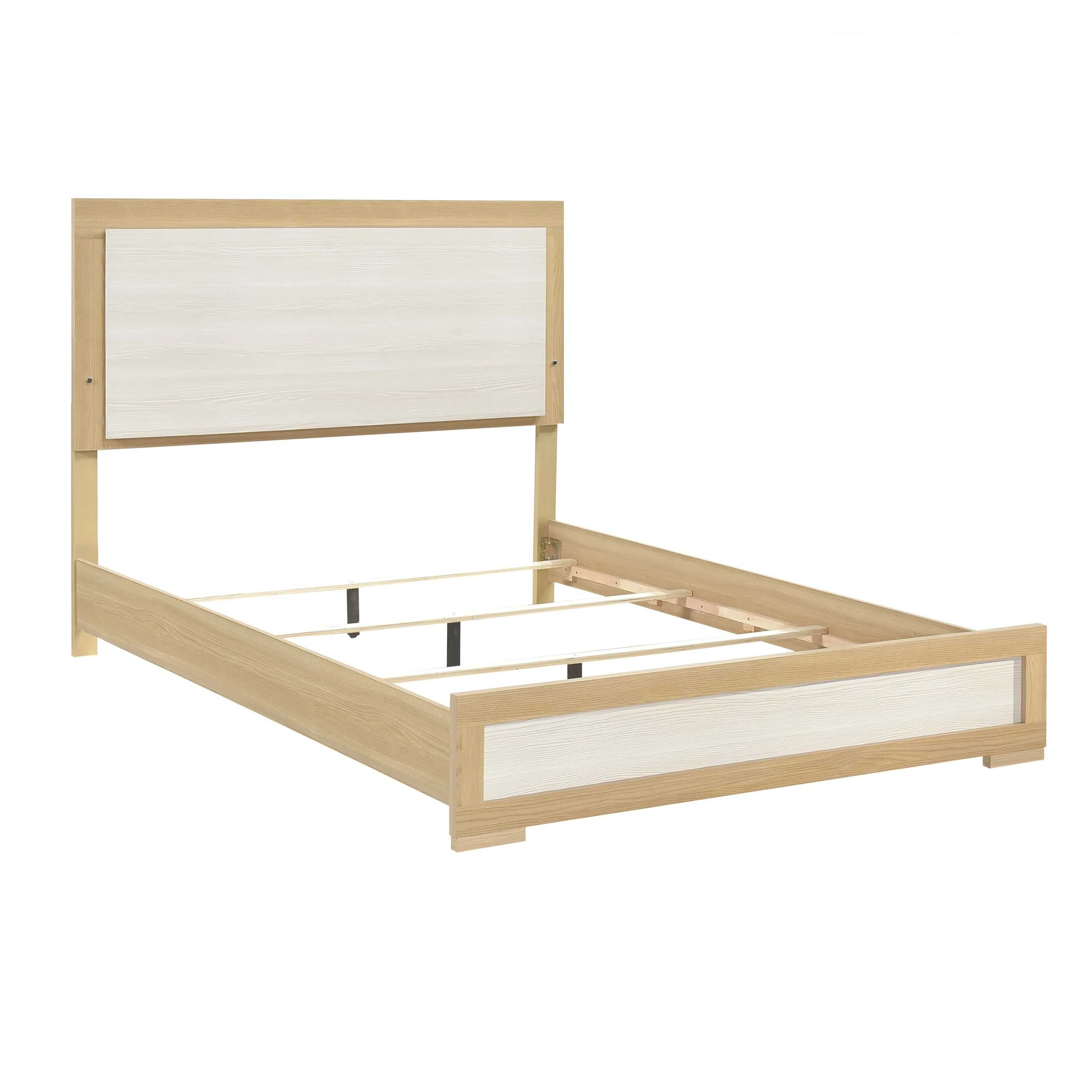 Sterling Natural / White Queen Bed - Image 4
