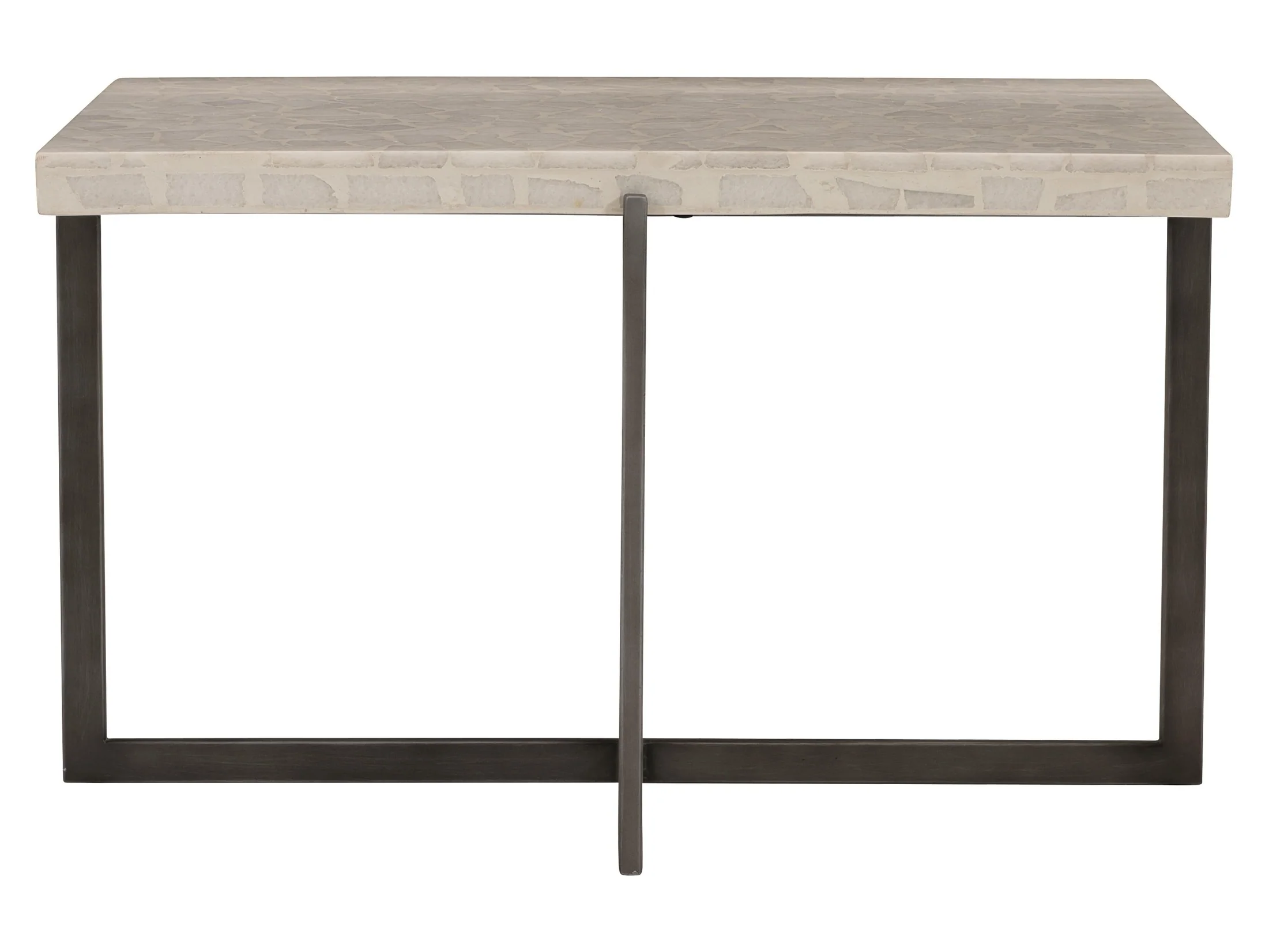 Stillwater Terrazzo Stone/Flint Grey Outdoor Table